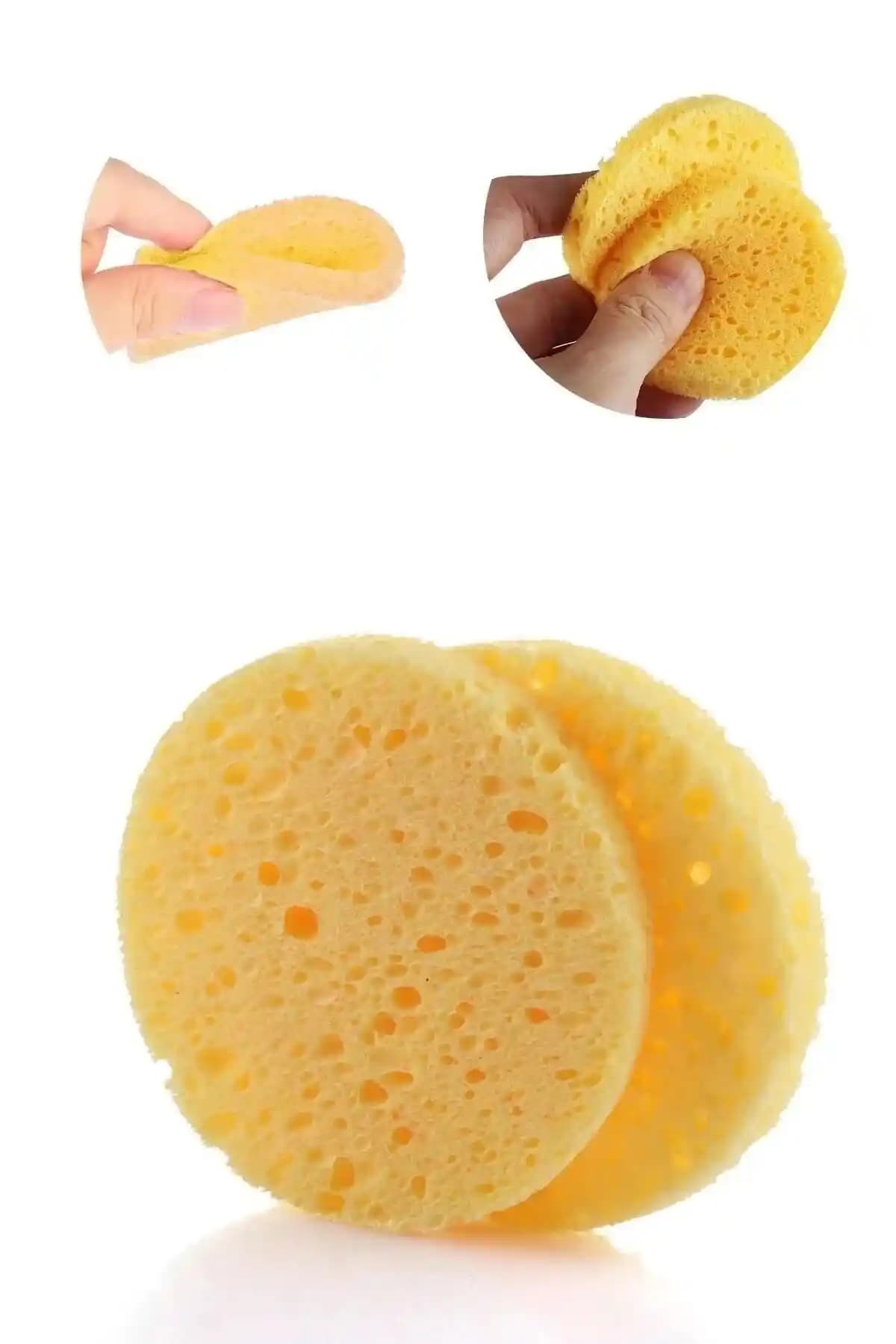 Efsun Oval Sarı Yüz Temizleme Süngeri: Hassas ve Etkili Cilt Temizliği İçin Pratik Çözüm