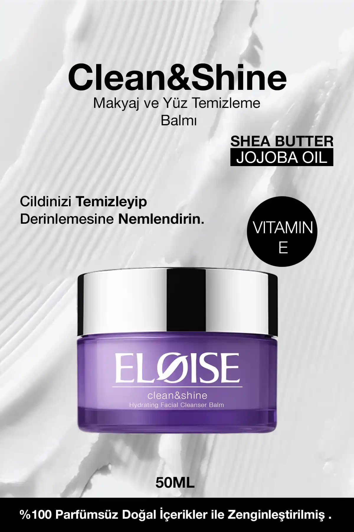Eloise Clean&Shine Makyaj ve Yüz Temizleme Balmı: Hassas Ciltler İçin Doğal Temizlik Çözümü