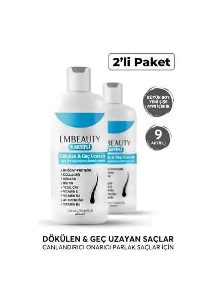 Embeauty Kolajen ve Keratin Şampuanı Saç Dökülmesini Azaltan Doğal ve Güçlendirici Çözüm