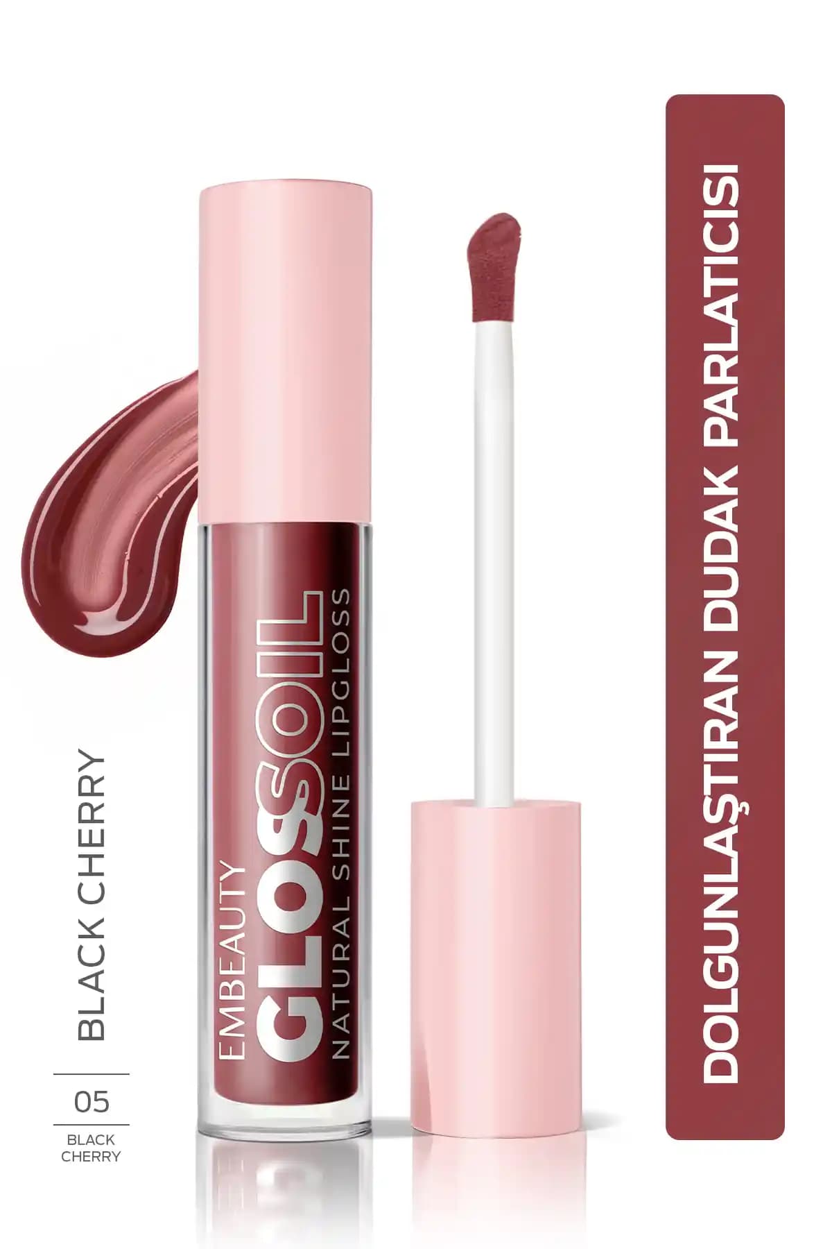 Embeauty Velvet Cherry No:5 Glossoil Dudaklar İçin Nemlendirici ve Hacim Kazandırıcı Lip Gloss