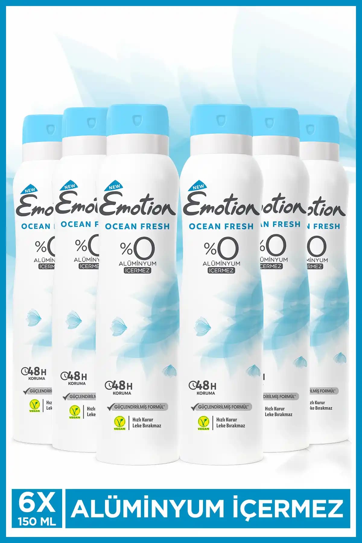 Emotion Ocean Fresh Kadın Vegan Deodorant: Doğa Dostu, Uzun Süre Kalıcı ve Güvenli Kullanım
