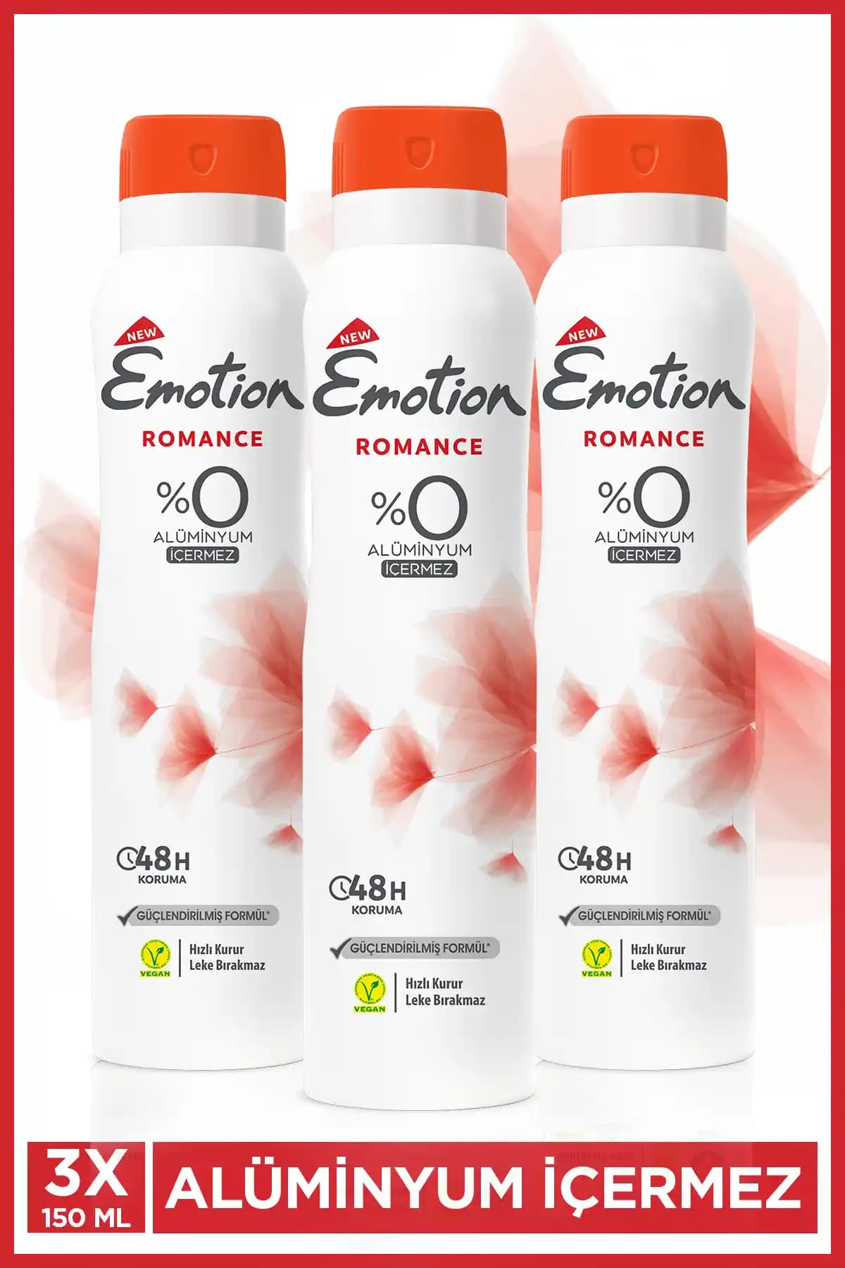 Emotion Romance Kadın Vegan Deodorant: Doğa Dostu, Kalıcı ve Pratik Kullanım Sağlayan Ürün