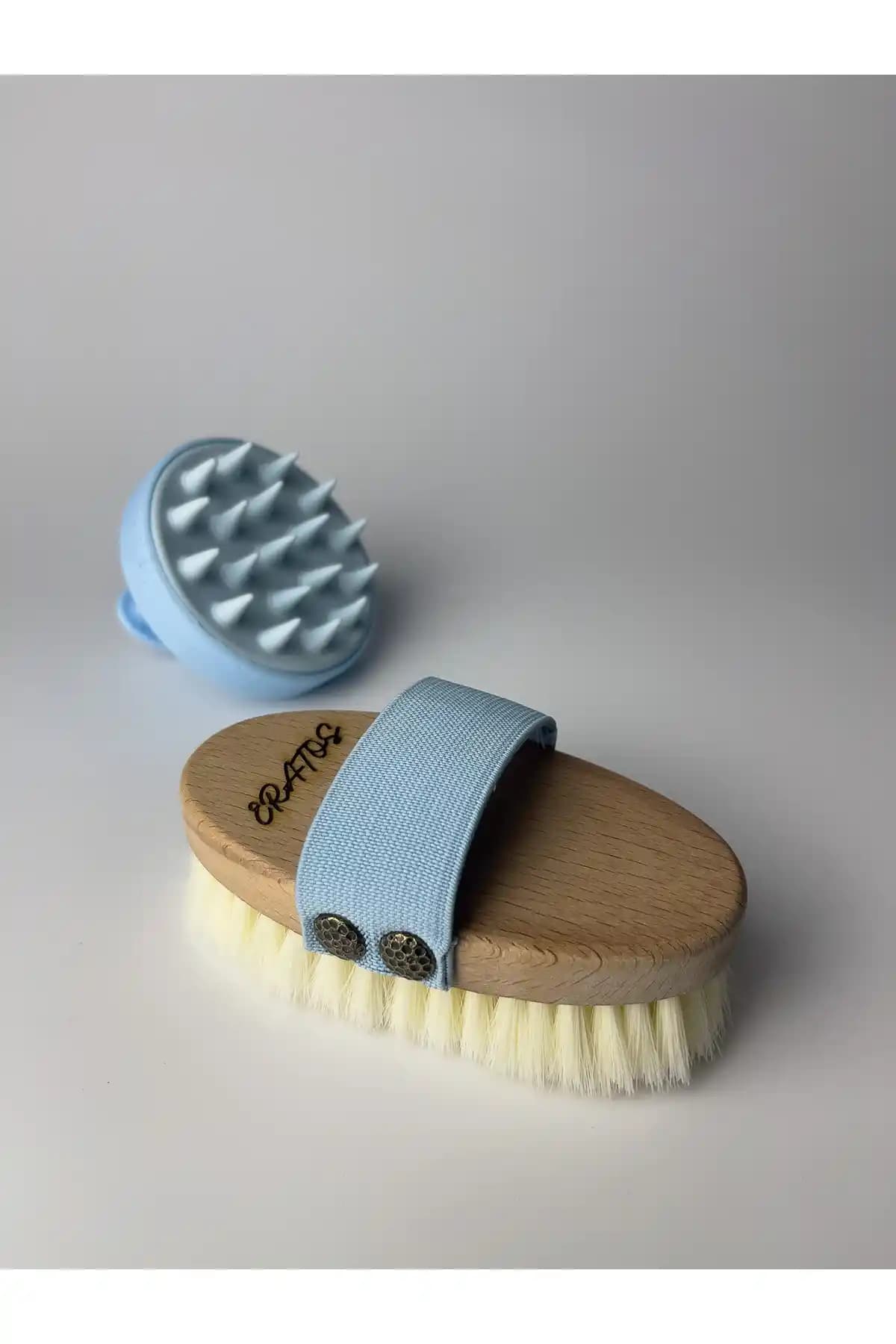 ERATOS Mini Selülit Fırçası ve Saç Masaj Aleti: Çok Fonksiyonlu Cilt ve Saç Bakım Ürünü