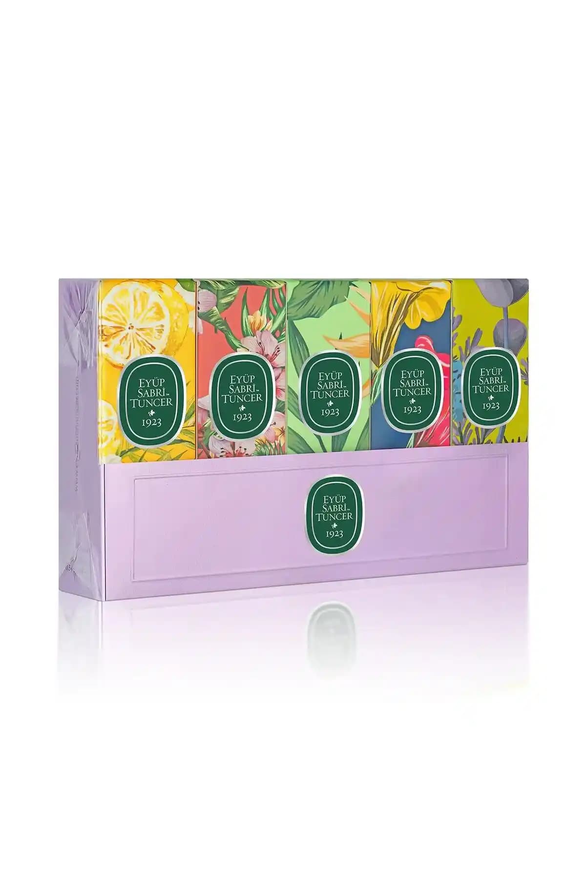 Eyüp Sabri Tuncer 5'li 16 ml Kolonya Seti: Farklı Aromalarla Günlük Ferahlık Sağlar