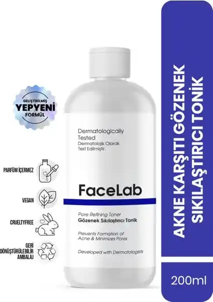 Facelab Salisilik Asit Tonik ile Akne ve Gözenek Problemlerine Çözüm