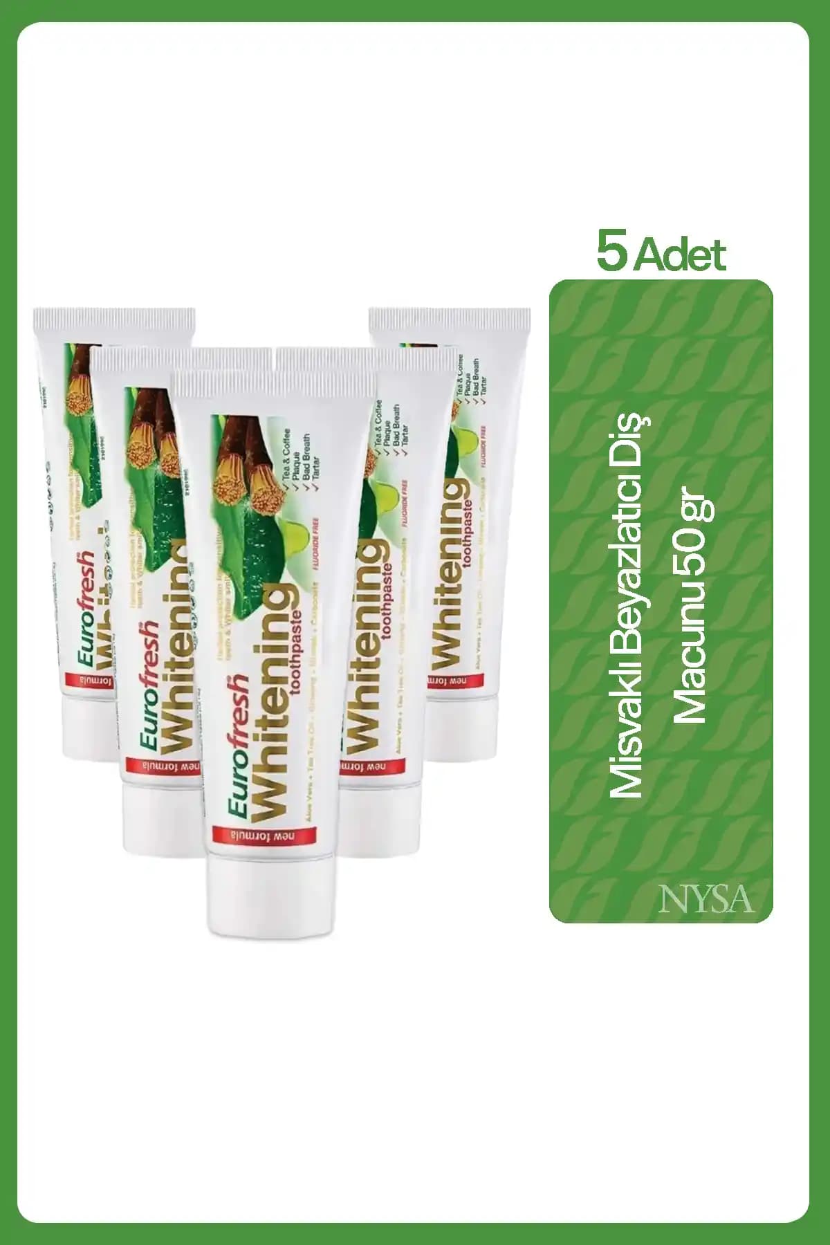 Farmasi Eurofresh Misvaklı Beyazlatıcı Diş Macunu: Doğal ve Güçlendirici Diş Bakım Ürünü