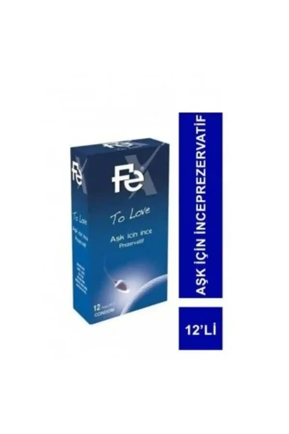 Fe Prezervatif To Love 12li: Güvenli ve Konforlu Kullanım İçin Yüksek Kaliteli Prezervatif