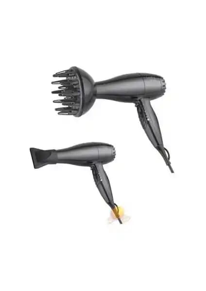 Felix FL578 2000W Profesyonel Siyah Saç Kurutma Makinesi Güçlü ve Estetik Tasarım