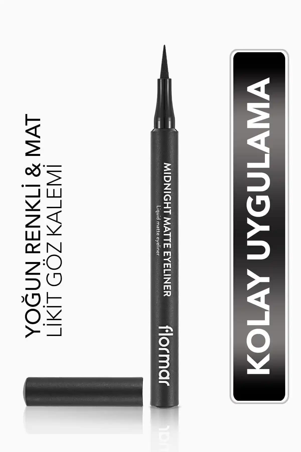 Flormar Mat Likit Kalem Eyeliner Siyah: Uzun Süre Dayanıklı ve Şık Göz Makyajı İçin