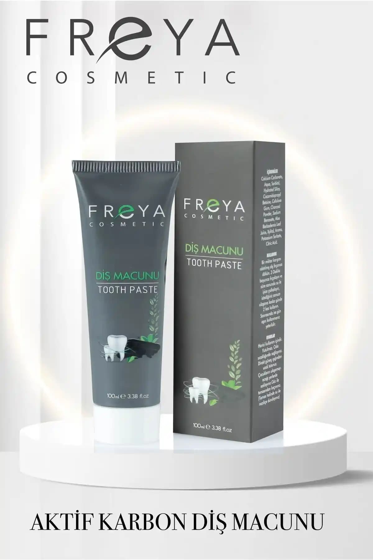 Freya Aktif Karbon Diş Macunu: Beyazlık ve Temizlikte Yeni Bir Dönem