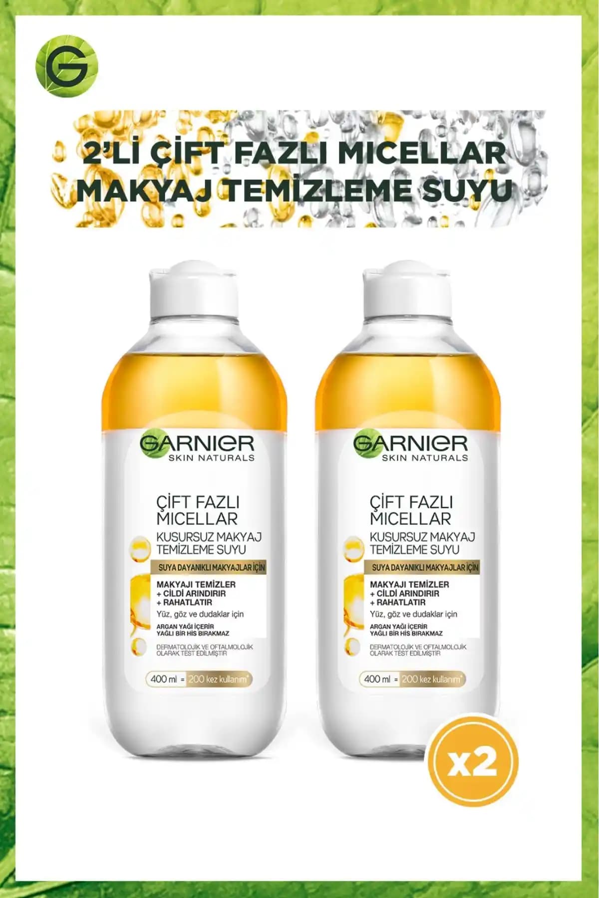 Garnier Çift Fazlı Micellar Makyaj Temizleme Suyu: Hassas Ciltler İçin Etkili ve Güvenli Çözüm