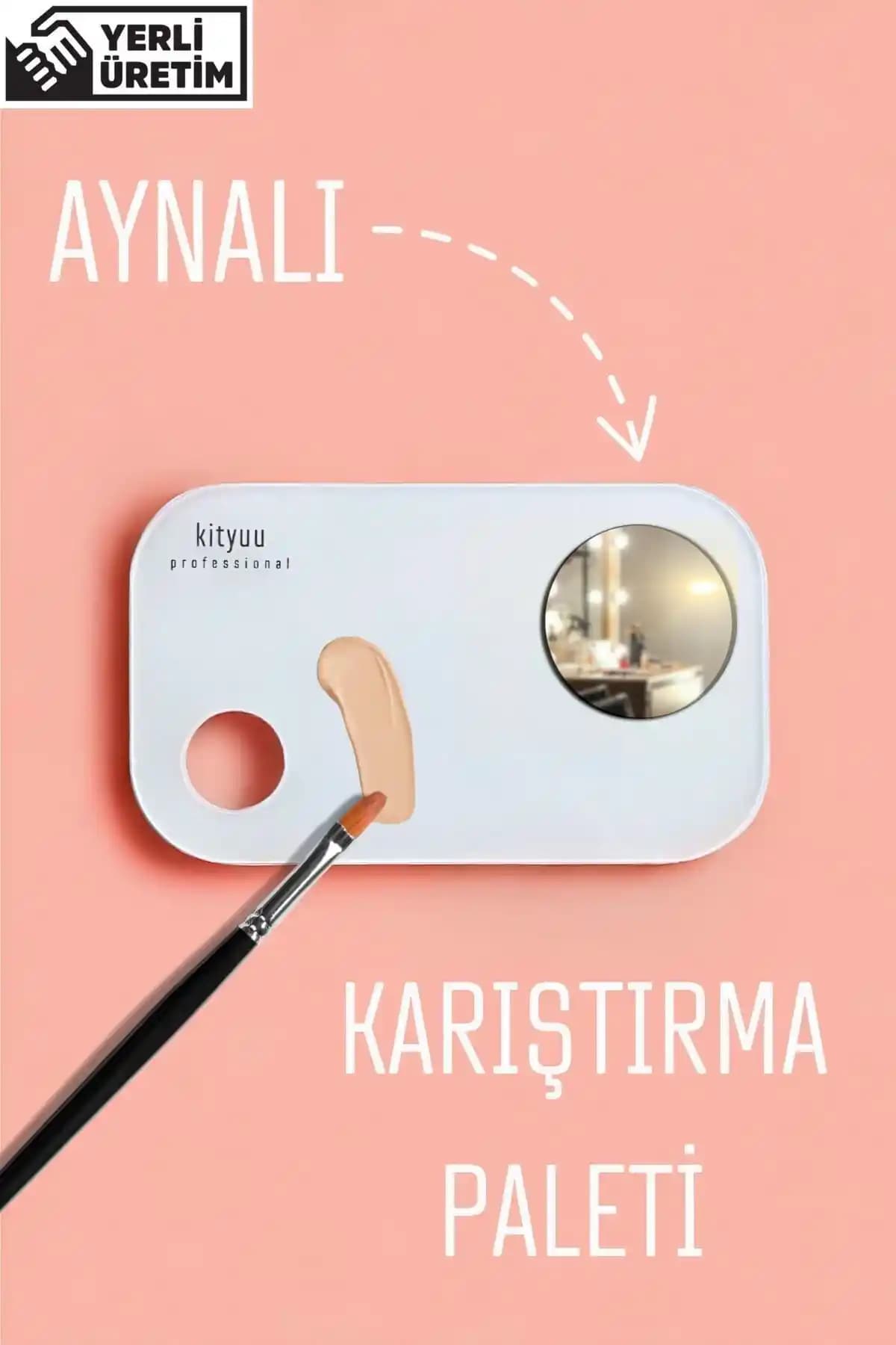 Genel Markalar Ayna Hediyeli Karıştırma Paleti ile Profesyonel ve Pratik Makyaj Deneyimi