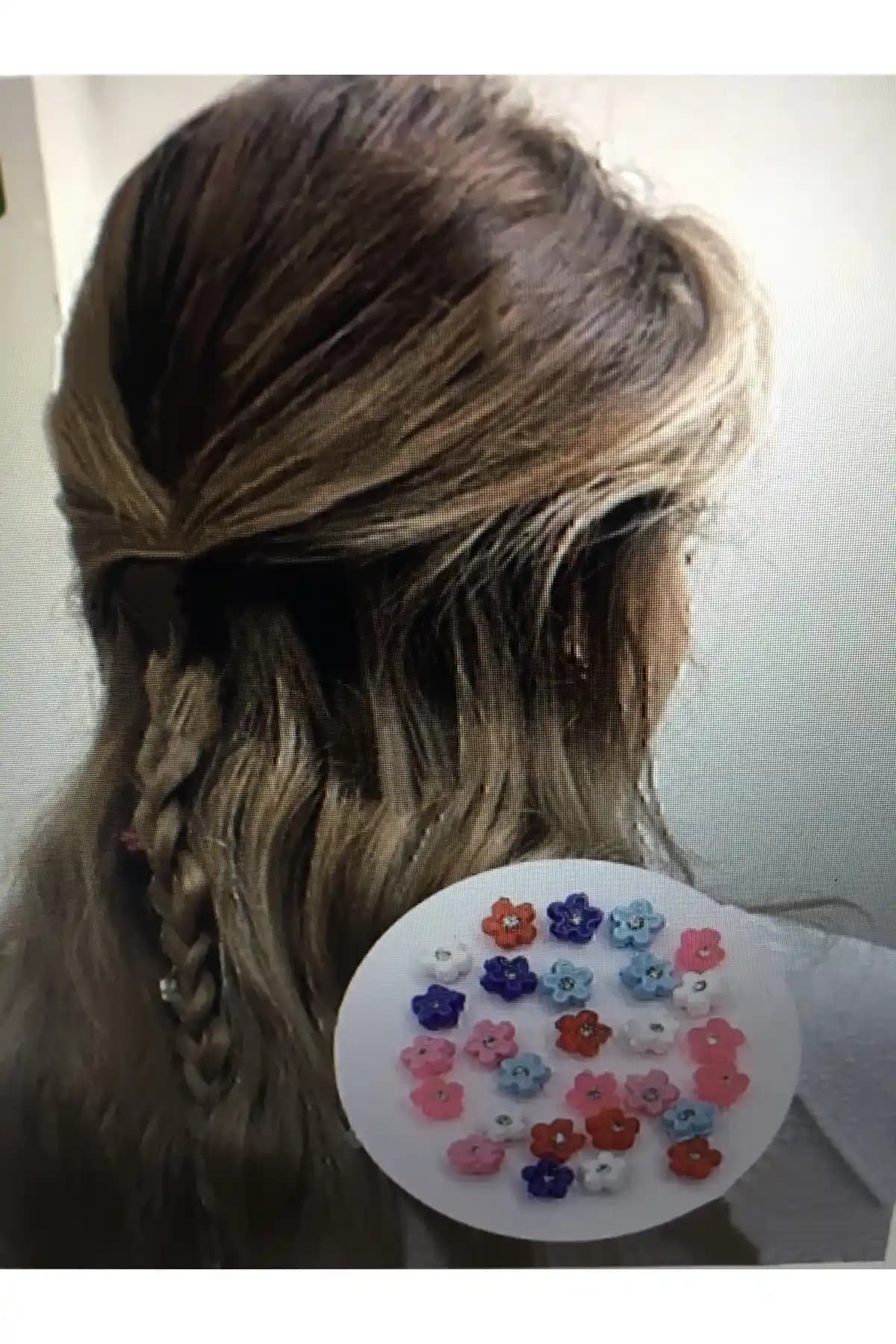 Genel Markalar Renkli Saç Süsü Pıt Pıt 24 Lü Seti Günlük ve Özel Kullanımlar İçin