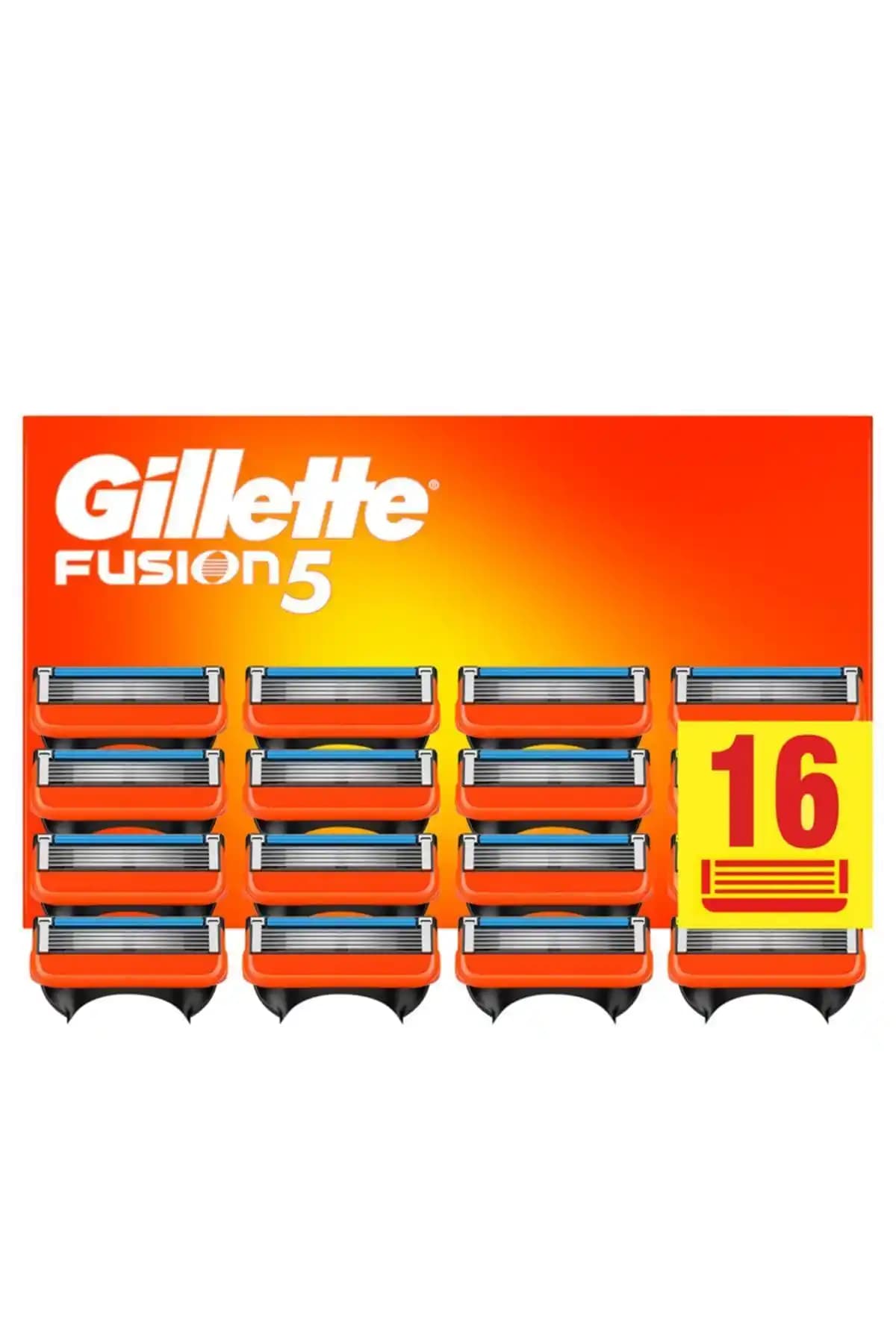 Gillette Fusion Yedek Tıraş Bıçağı 16'lı Set: Yüksek Performans ve Dayanıklılık