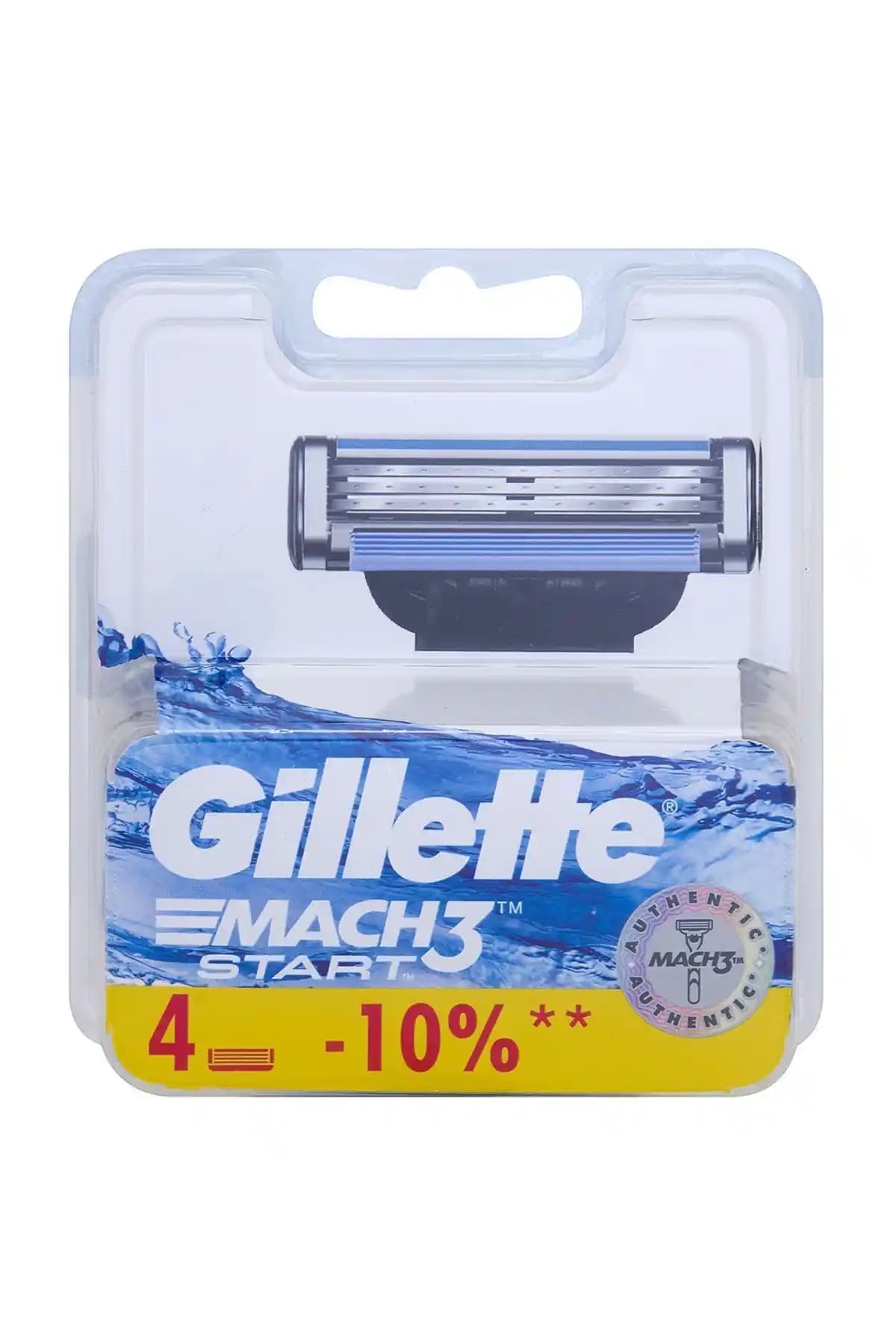 Gillette Mach3 Start Yedek Tıraş Bıçağı 4'lü set ile etkili ve konforlu tıraş deneyimi