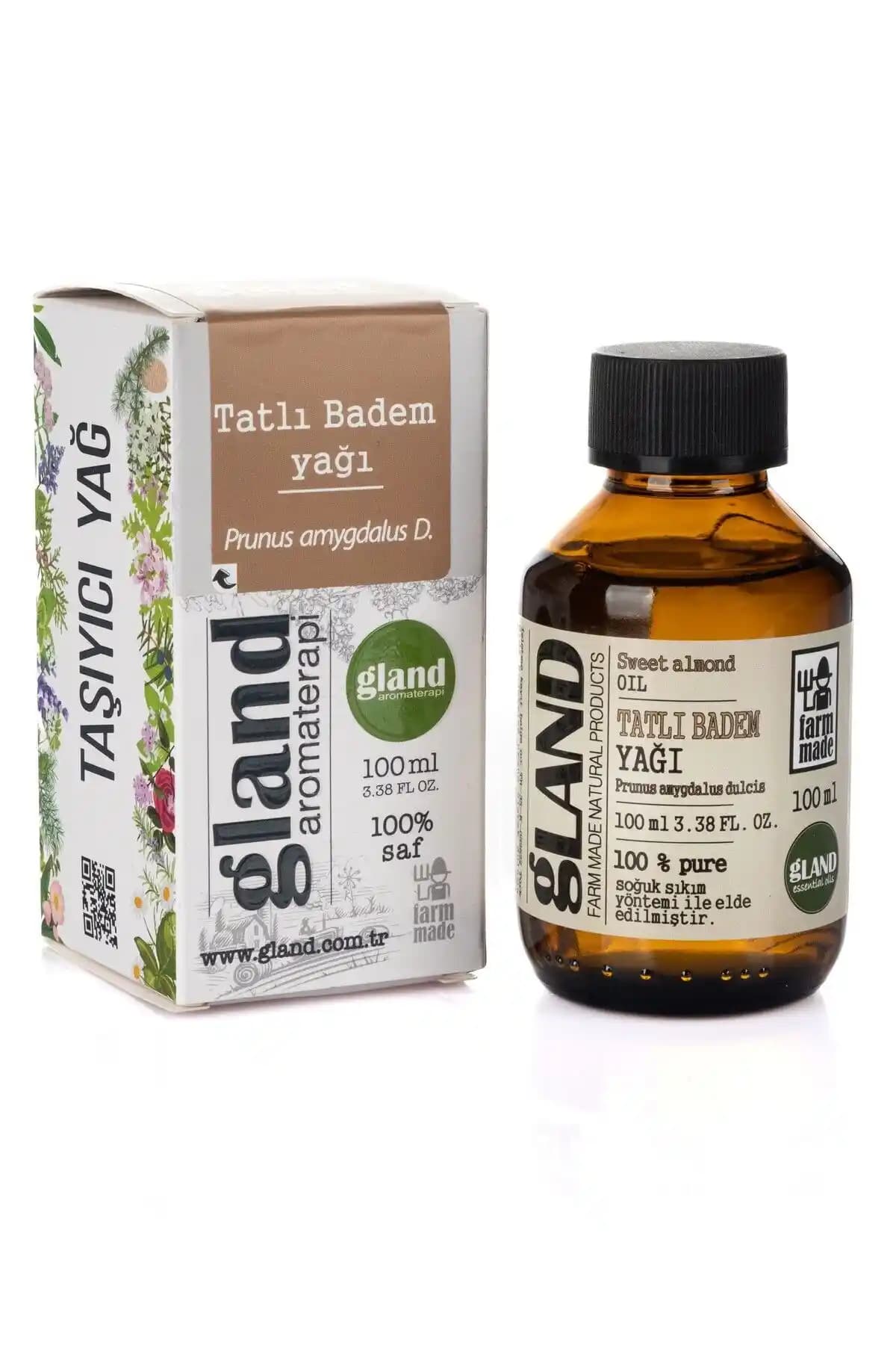 Gland Tatlı Badem Yağı: Doğal ve Çok Yönlü Cilt ve Saç Bakım Ürünü Özellikleri