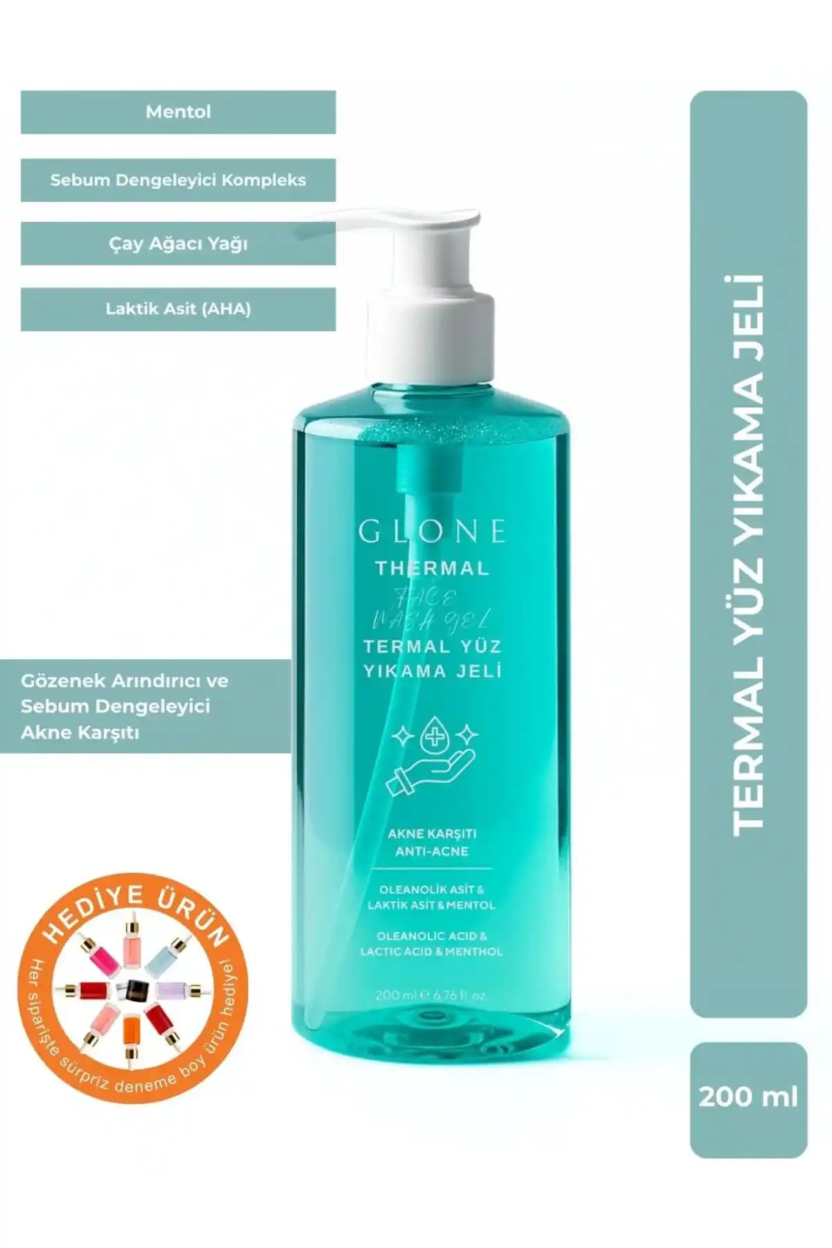 GLONE Termal Yüz Temizleme Jeli: Derinlemesine Temizlik ve Cilt Sağlığı İçin Güvenilir Çözüm