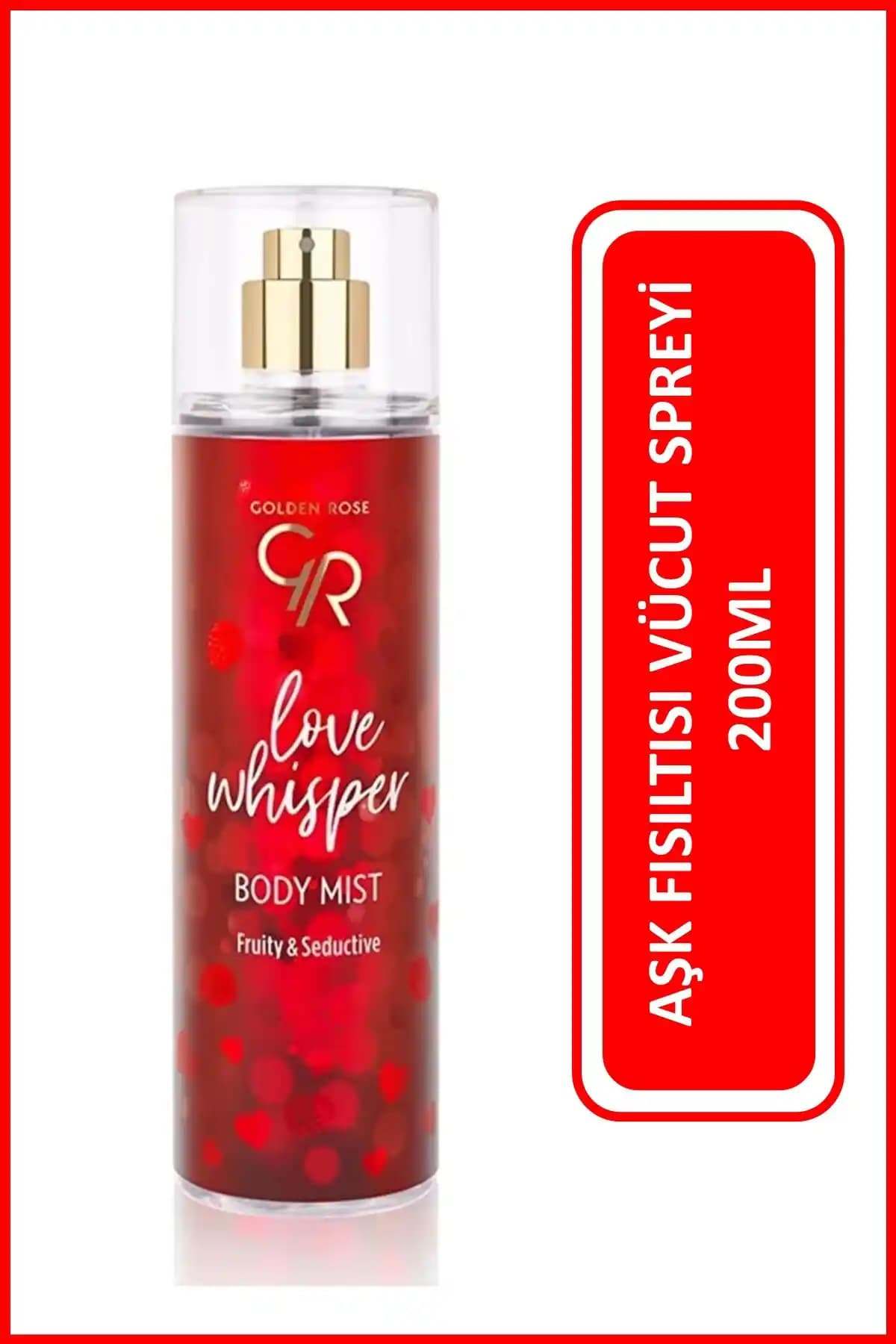 Golden Rose Love Whisper Vücut Spreyi: Ferahlatıcı ve Enerjik Kokusu ile Günlük Kullanım İçin Uygun