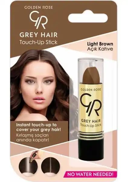 Golden Rose Saç Beyazlarını Kapanan Stick Karşılaştırması: No:06 Açık Kahve ve No:09 Aşırı Sarı