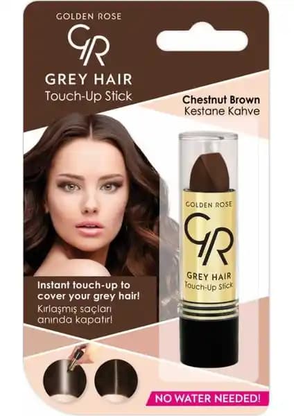 Golden Rose Saç Beyazlarını Kapatan Stick Karşılaştırması: No:07 Chestnut Brown ve No:09 Ashy Blonde