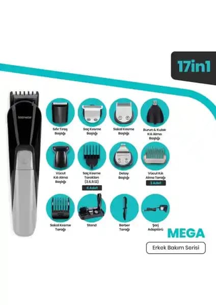 Goldmaster Mega 17 in 1 ve Philips MG3720 Erkek Bakım Setleri Karşılaştırması