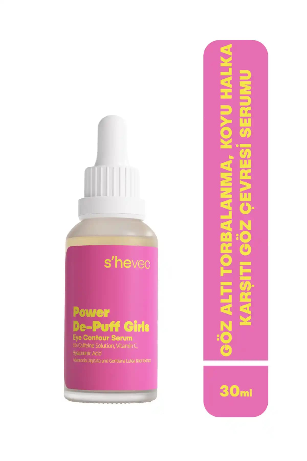 Göz Altı Torbalanma ve Koyu Halkalar İçin %5 Kafein Vegan Göz Çevresi Serumu Tanıtımı ve Özellikleri