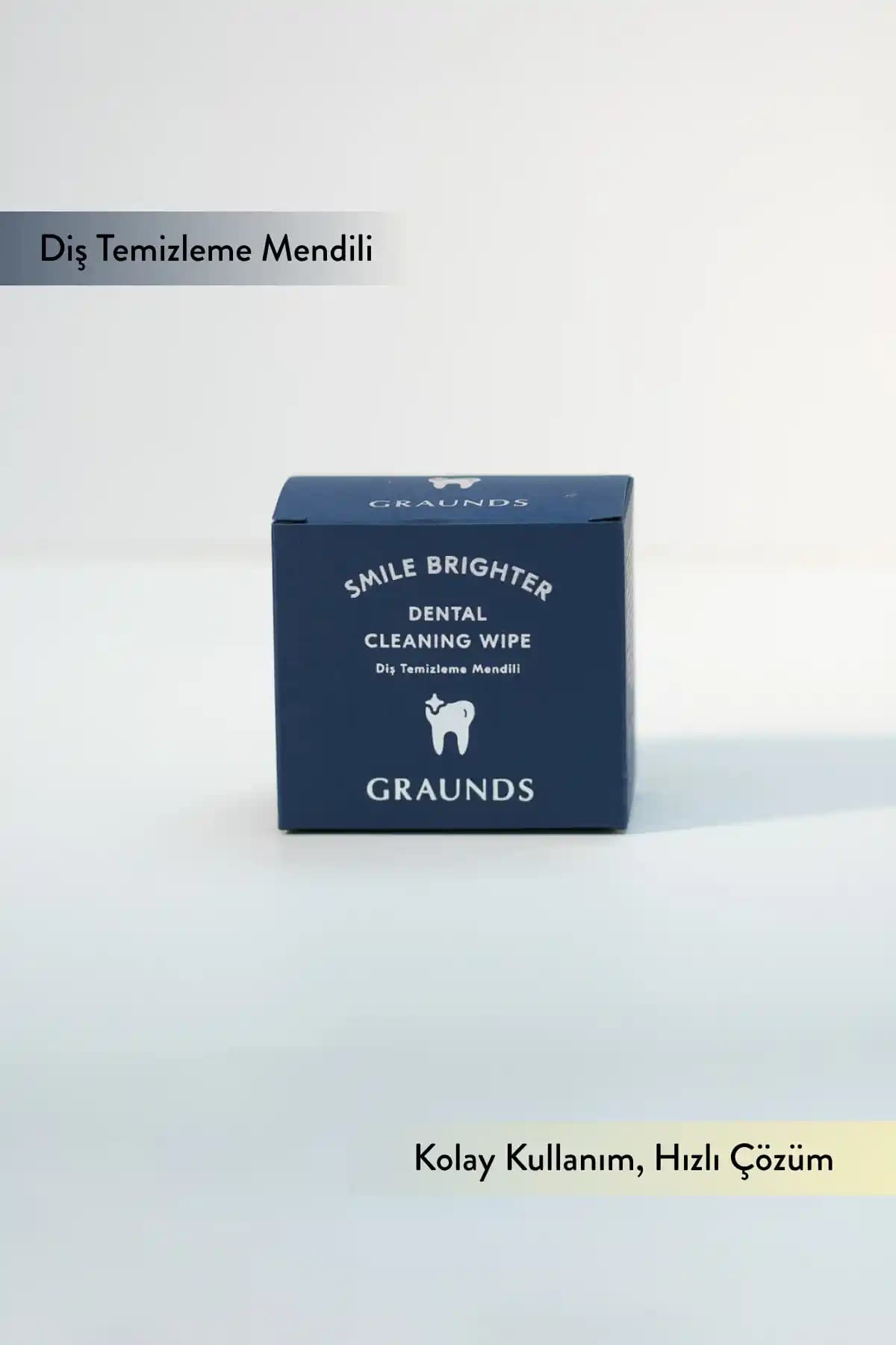 Graunds Diş Temizleme Mendili 15'li: Pratik ve Doğal İçerikli Diş Bakım Çözümü