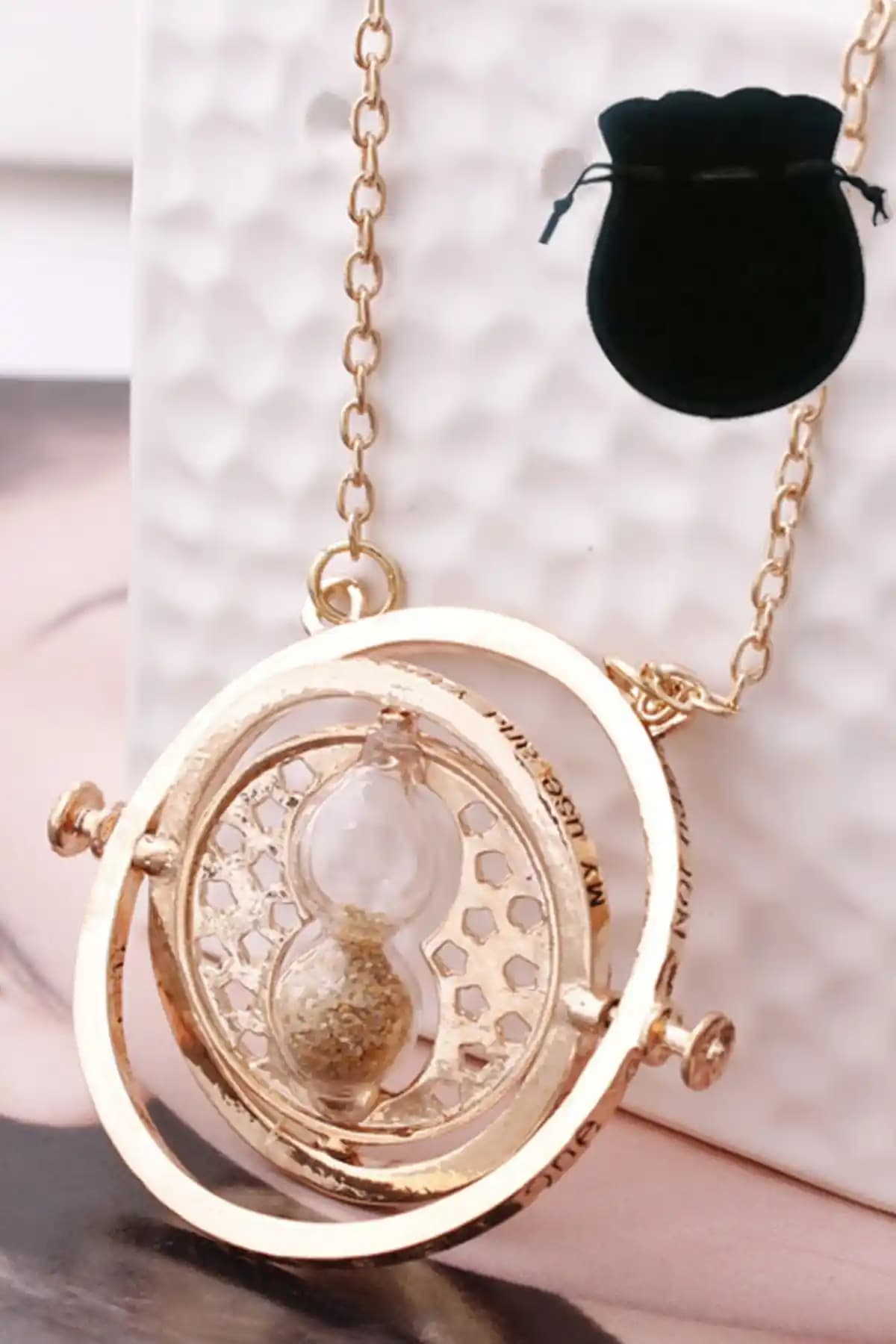 Harry Potter Temalı Zaman Döndürme Kolyesi Hermione Granger ile Koleksiyon ve Hediye Seçenekleri