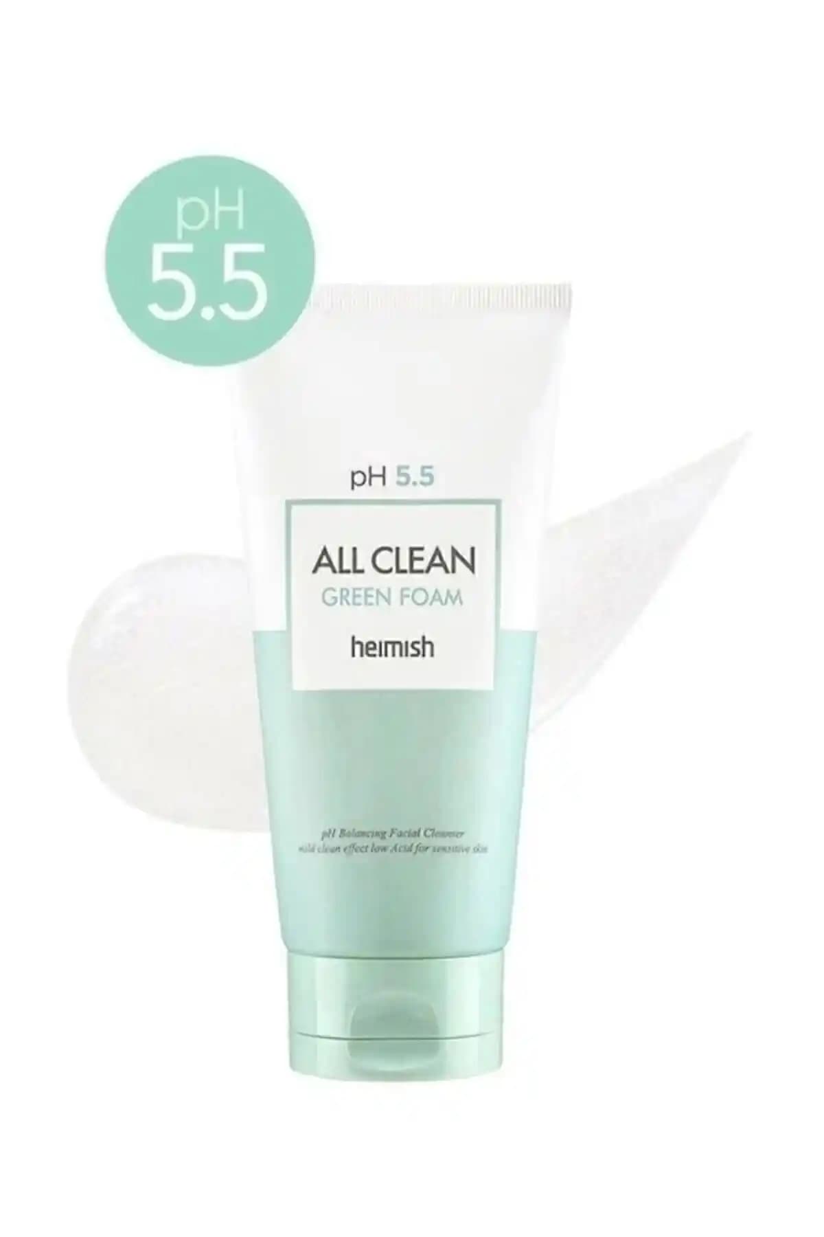 Heimish All Clean Green Foam Hassas Ciltler İçin Doğal ve Güvenli Temizleyici Ürün