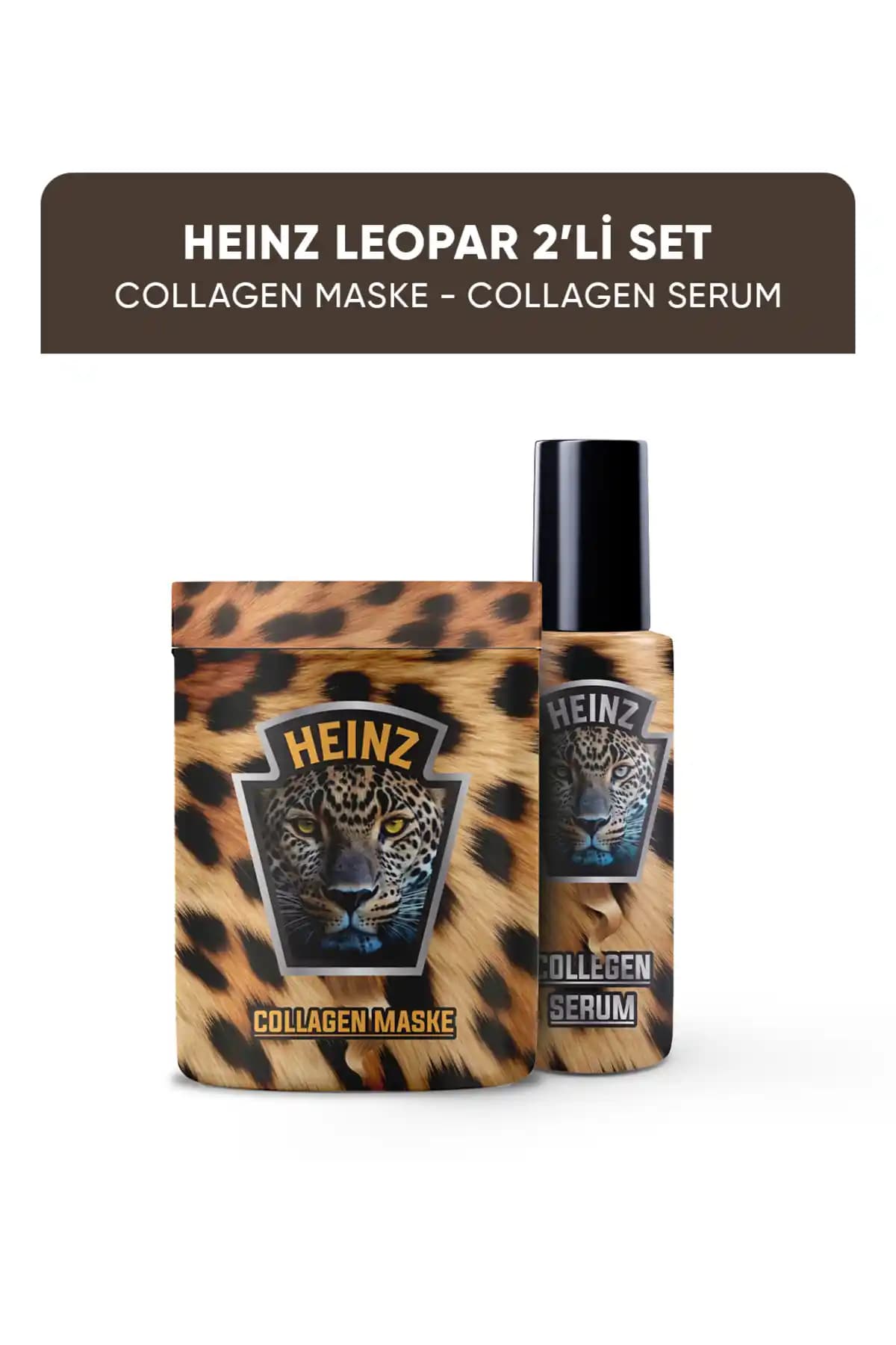 Heinz LEOPAR 2'li Collagen Maske ve Serum Seti Saç Bakımında Yenilikçi Çözüm