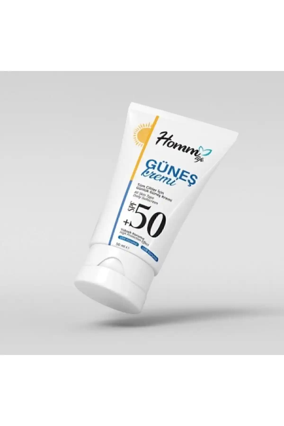Homm Bitkisel Homm Life Güneş Kremi 50 SPF ile yüksek koruma ve doğal içerik avantajları