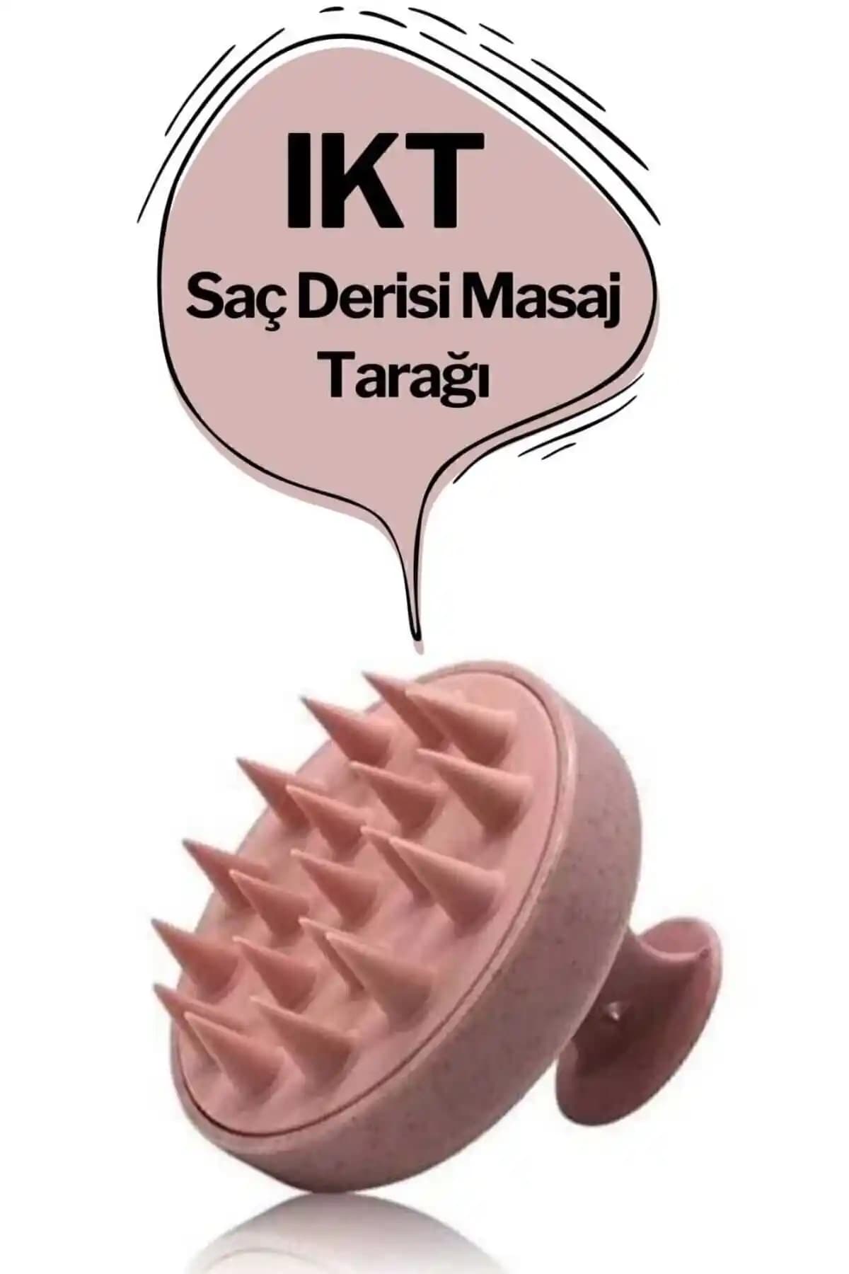 İKT Yumuşak Silikon Duş Deri Masaj Tarağı ile Saç ve Kafa Derisi Sağlığınızı Güçlendirin