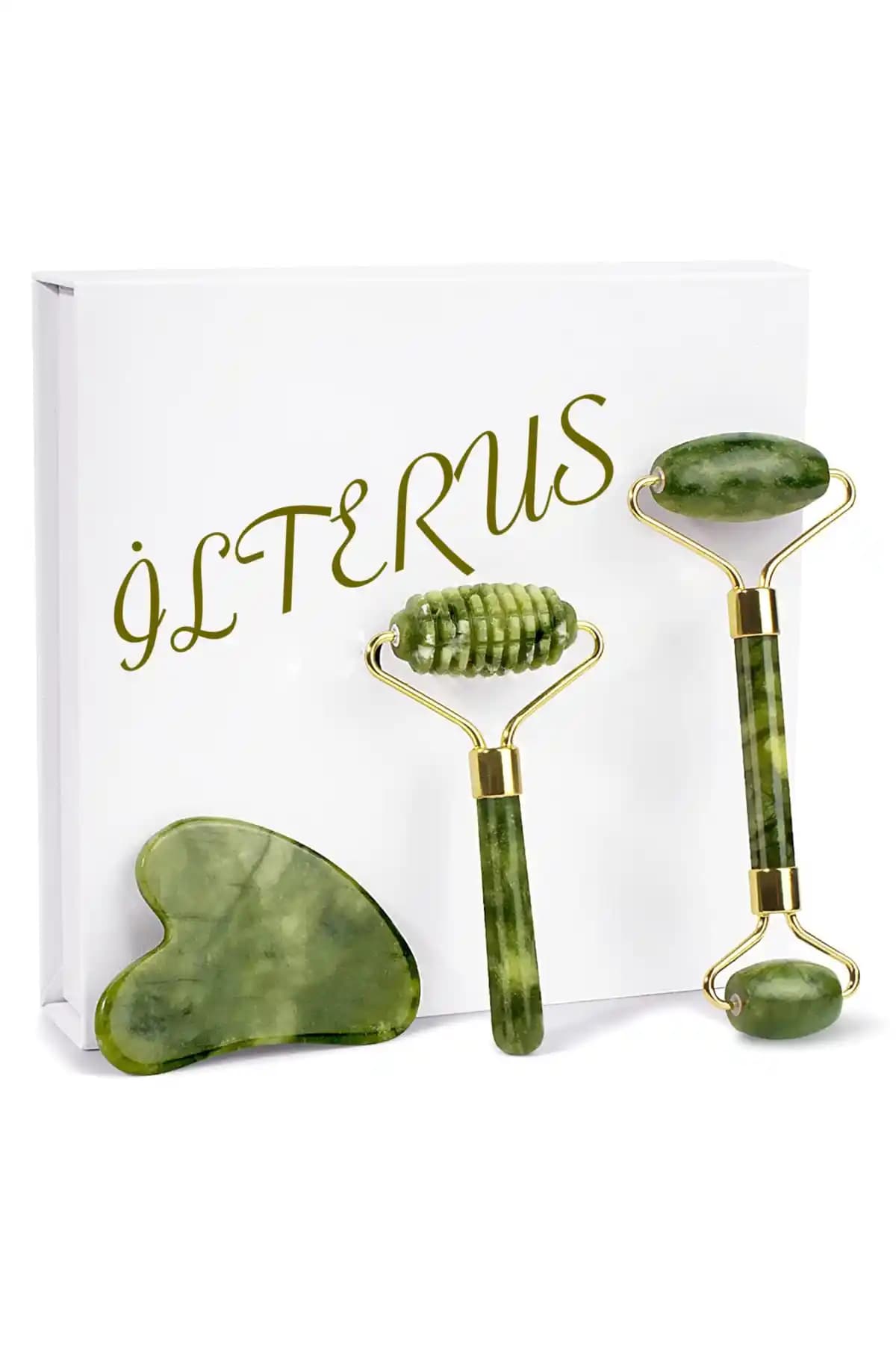 İLTERUS Yeşim Face Roller: Doğal Taşlarla Cilt Güzelliğinizi Destekleyen Masaj Aracı