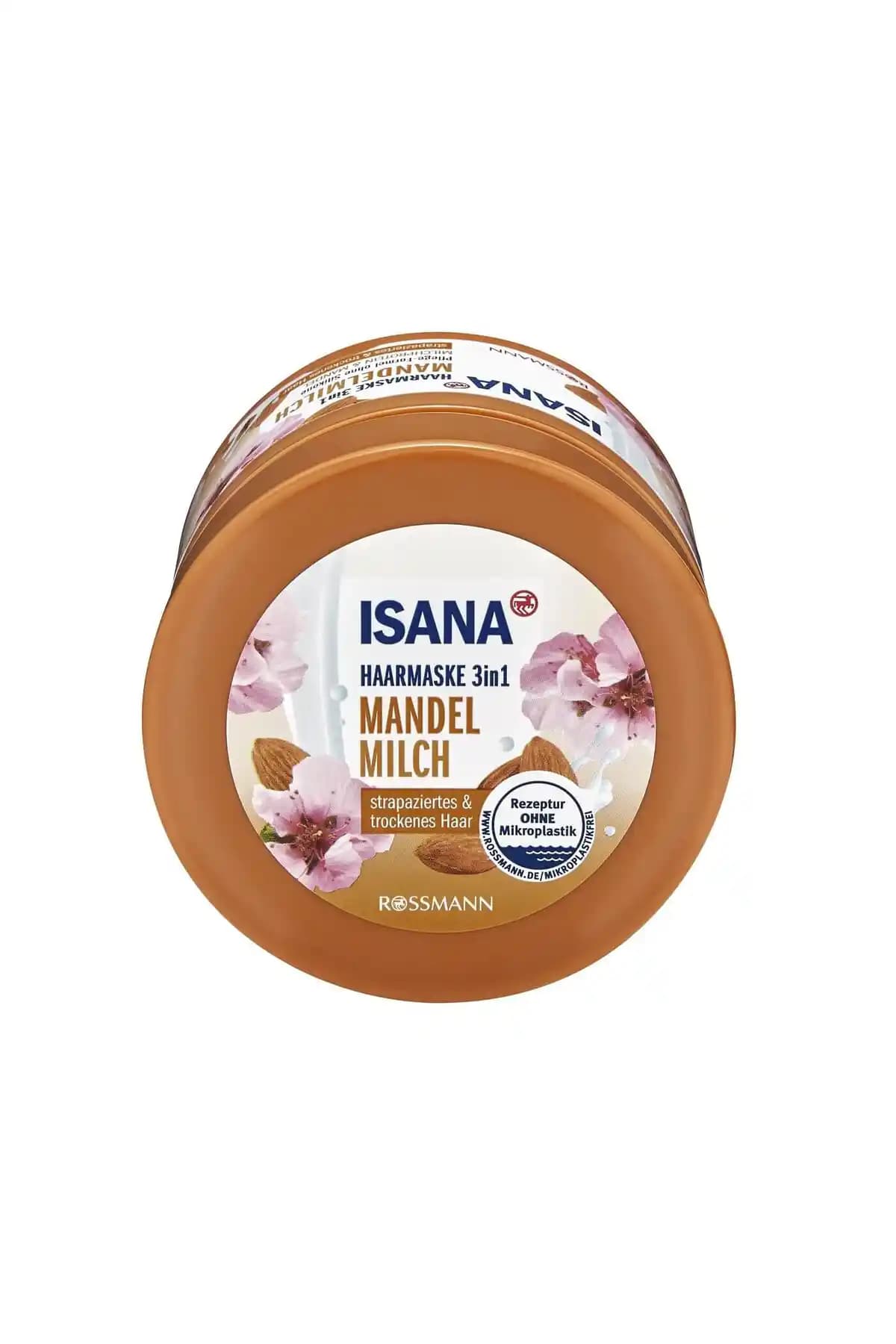 ISANA Üçü Bir Arada Badem Yağlı Saç Maskesi Kuru ve Hasar Görmüş Saçlar İçin Etkili Bakım Çözümü