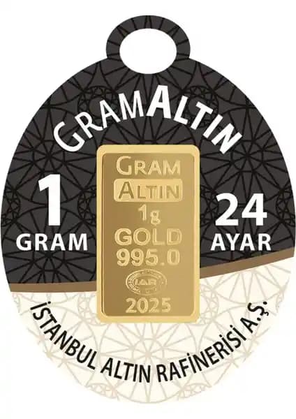 İstanbul Altın Rafinerisi AgaKulche 1 Gram 995 24 Ayar İAR Külçe Altın Yatırım ve Güvenlik