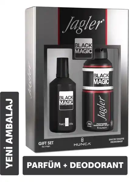Jagler Black Magic Erkek Parfüm ve Deodorant Seti Modern ve Ferah Koku Deneyimi