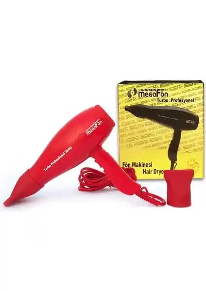 Johnson Megafön Turbo Profesyonel 3500: Güçlü ve Dayanıklı Saç Kurutma Makinesi