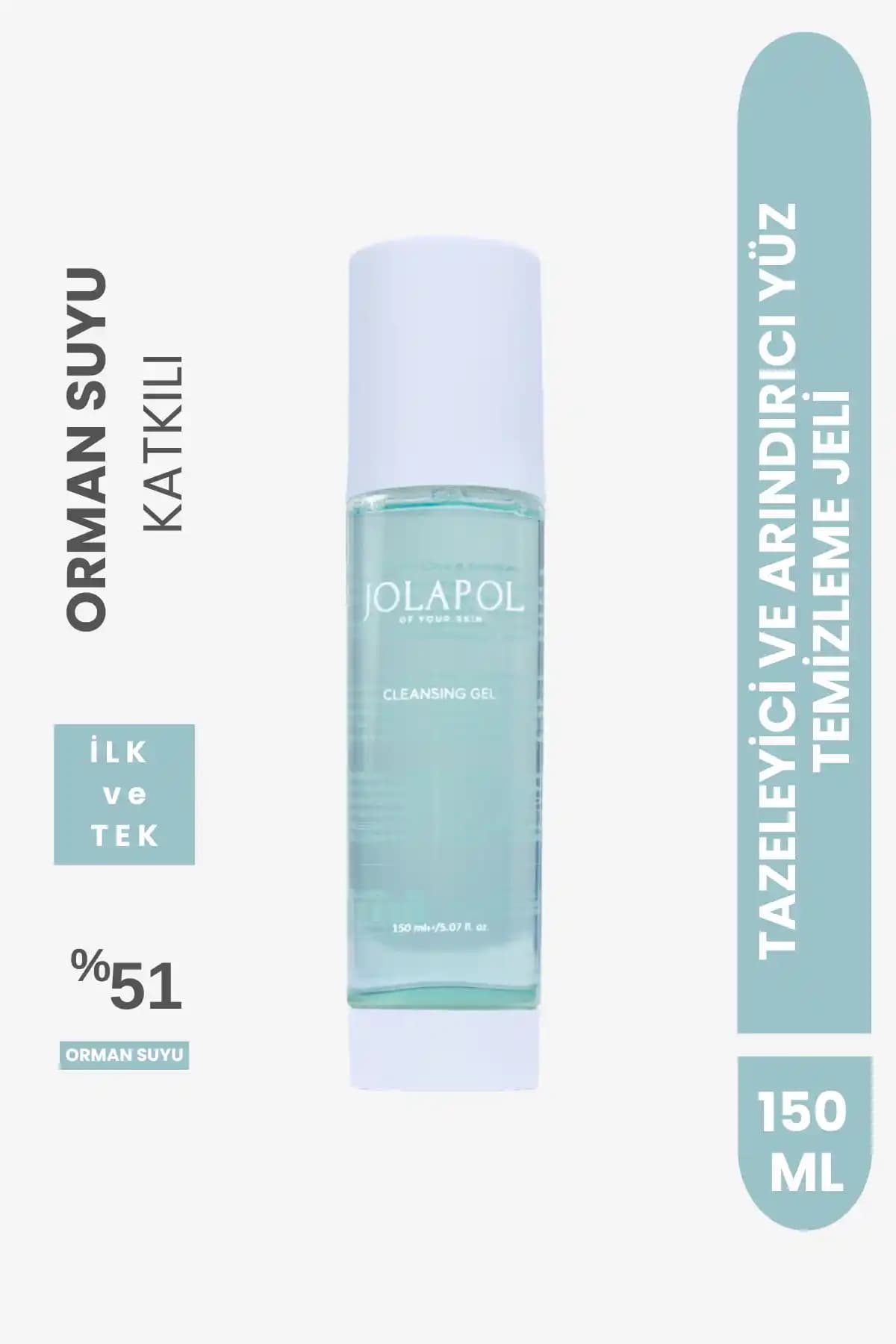 JOLAPOL Tazeleyici ve Arınlandırıcı Yüz Temizleme Jeli: Derinlemesine Temizlik ve Ferahlatıcı Etki
