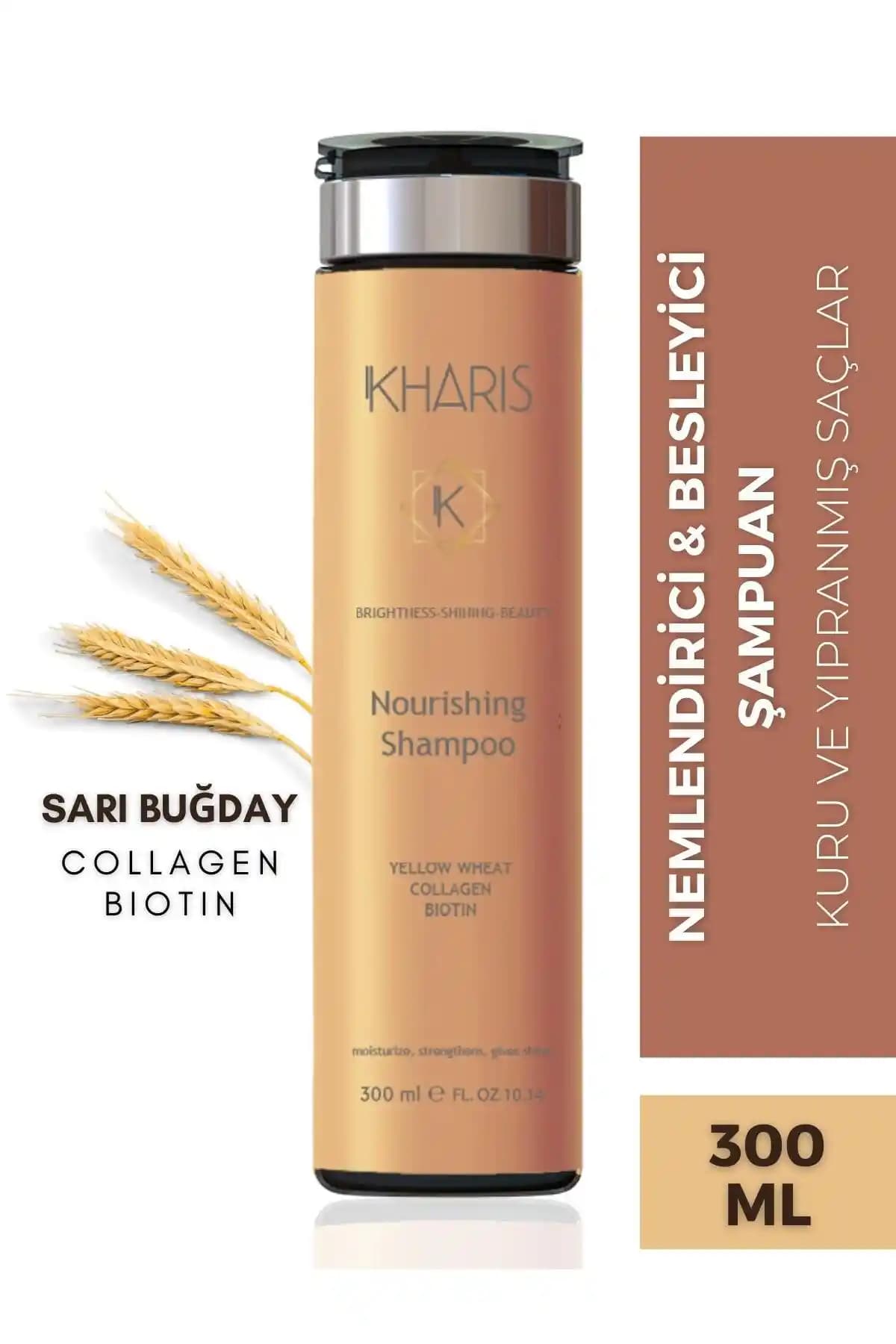 KHARİS Nemlendirici ve Besleyici Şampuan Kuru ve Yıpranmış Saçlar İçin Uygun Çözüm