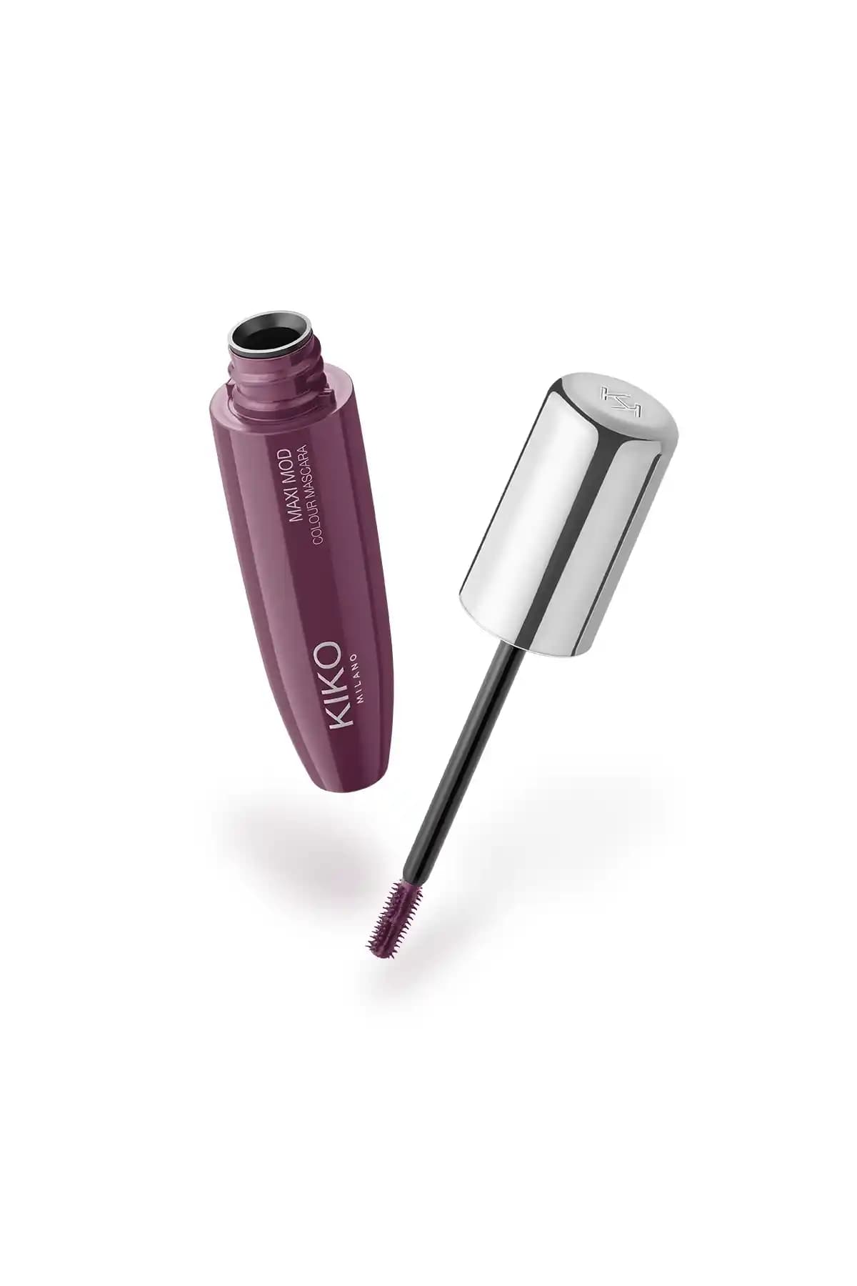KIKO Maxi Mod Colour Maskara 03 Plum Renkli Kirpik Hacmi ve Renk Performansı