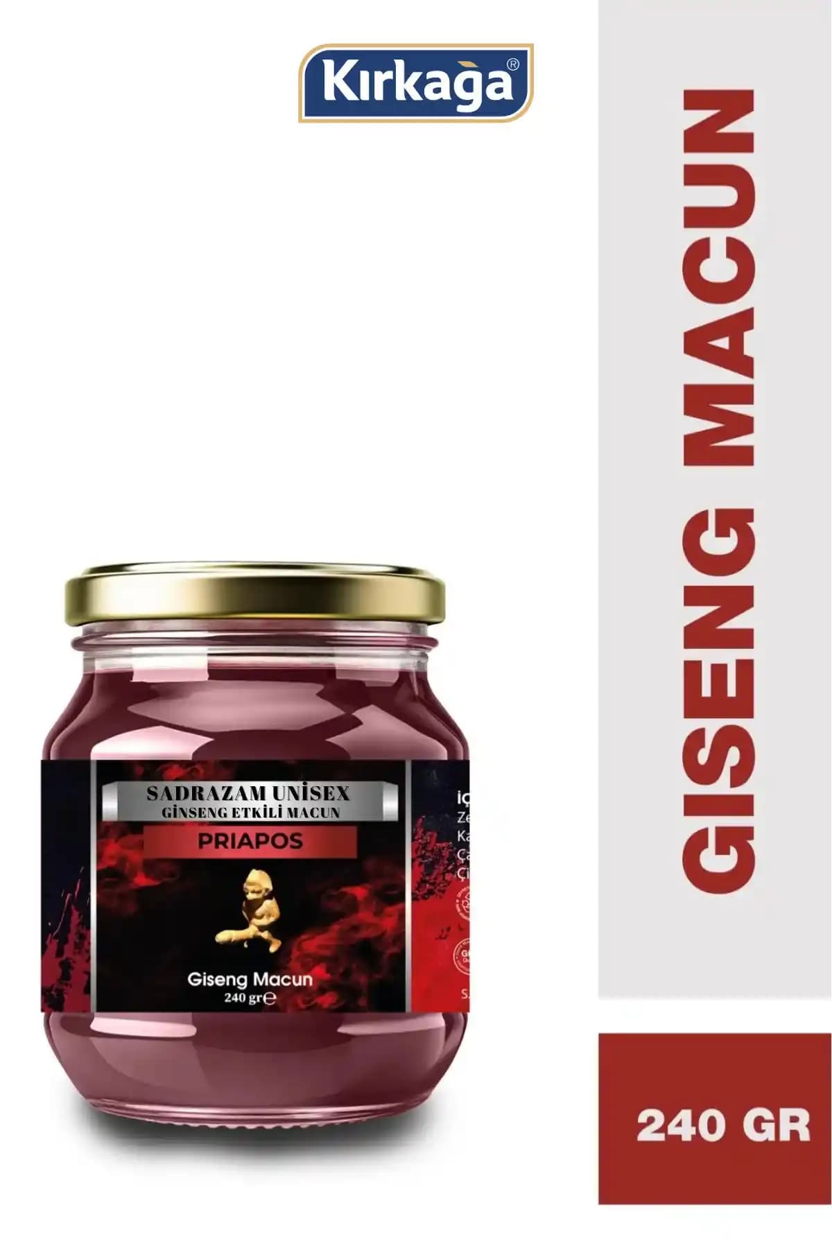 Kırkağa Sadrazam Unisex Ginseng Macun ile Doğal Enerji ve Performans Artışı