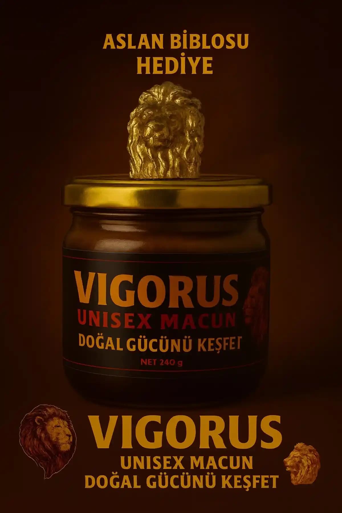 Kırkağa Vıgorus Ginseng Macunu Doğal Enerji ve Zindelik Kaynağı Sağlıklı Yaşam İçin