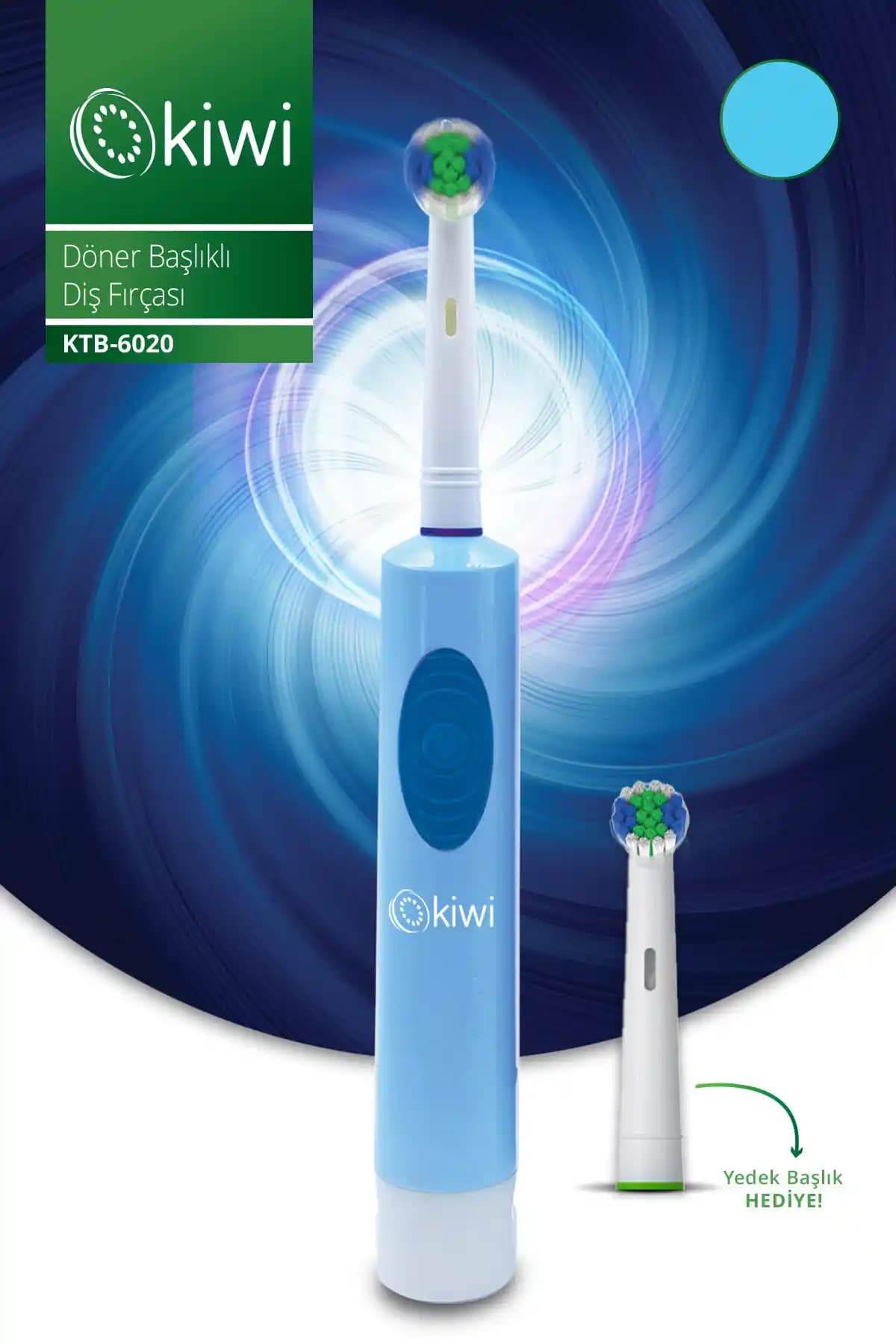 Kiwi KTB-6020 Elektronik Pilli Diş Fırçası: Etkili ve Pratik Ağız Temizliği Çözümü