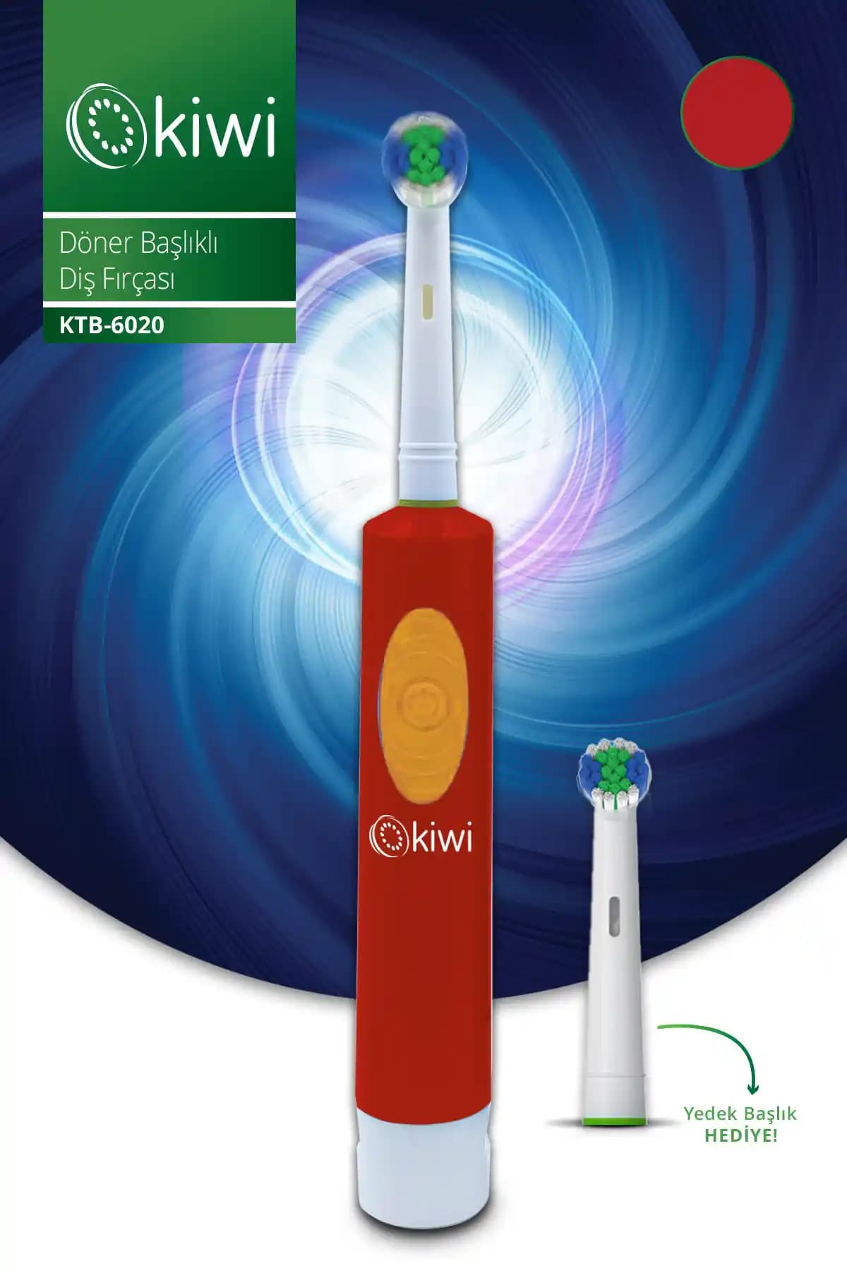 Kiwi KTB-6020 Elektronik Pilli Diş Fırçası: Modern ve Hassas Ağız Bakımı Çözümü