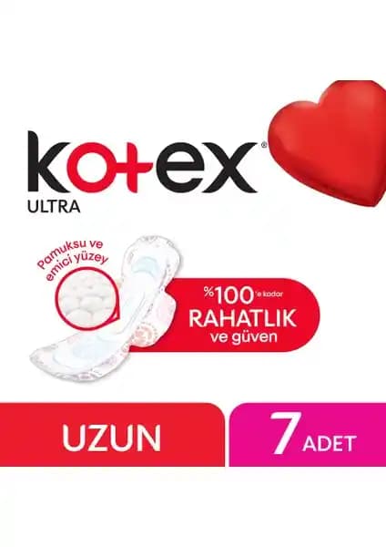 Kotex Ultra Uzun Pedler Günlük Güvenlik ve Konfor İçin Yenilenen Tasarım