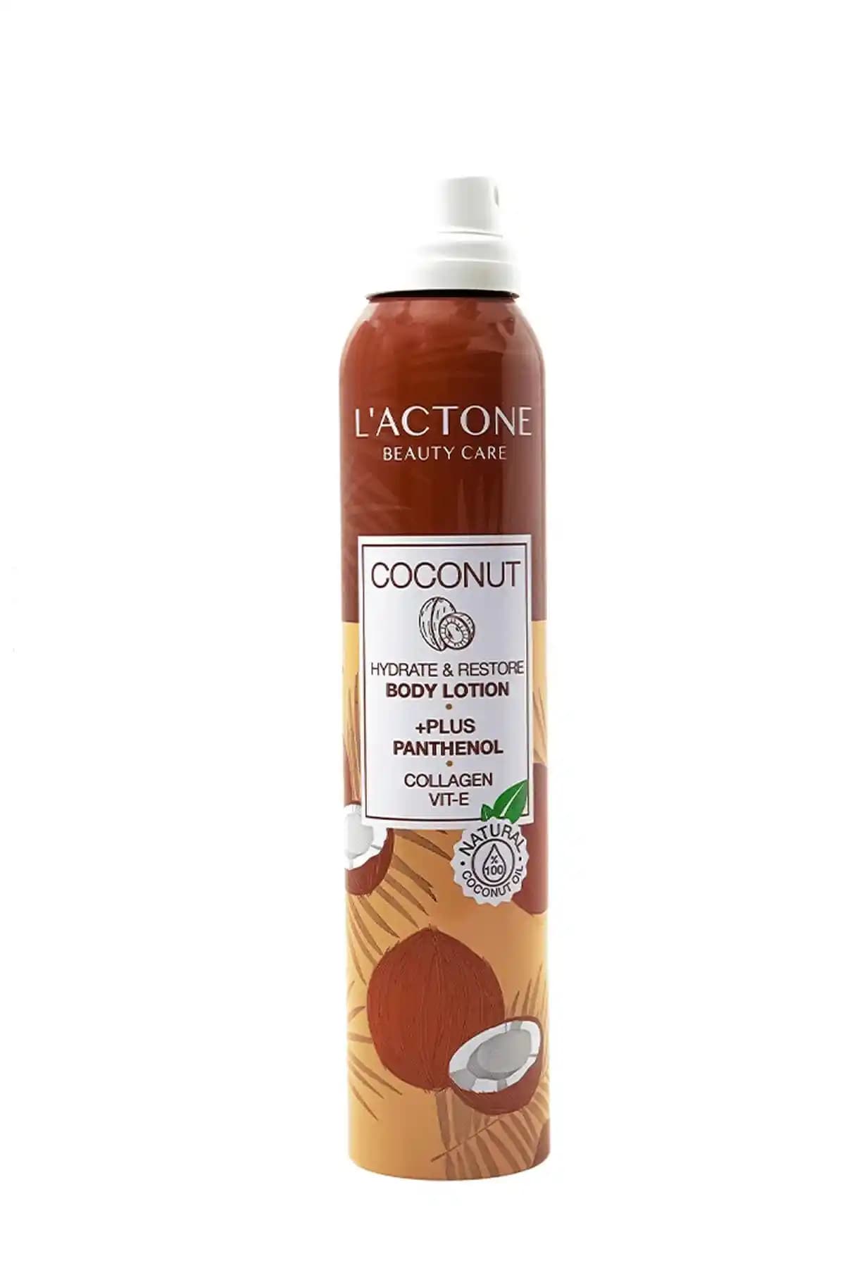 L'ACTONE Coconut Panthenol Plus Vücut Losyonu Tropikal Nem ve Bakım Sağlayan Formül