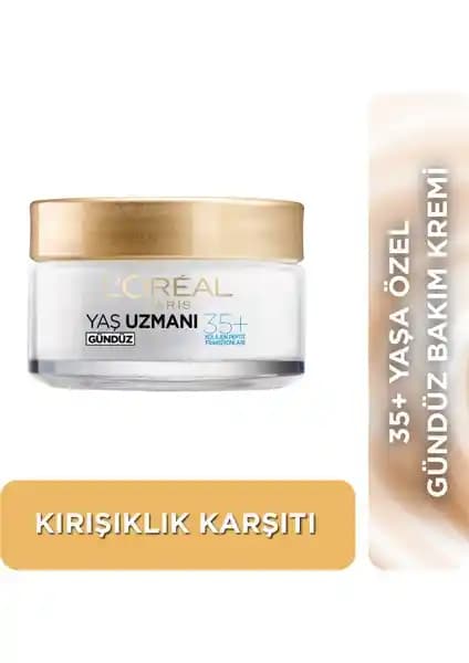 L'Oréal Paris Yaş Uzmanı 35+ Nemlendirici Krem: Cilt Yenileme ve Gençlik İçin Etkili Çözüm