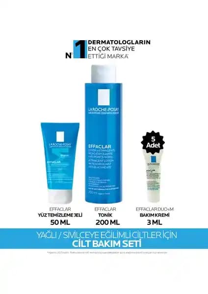 La Roche-Posay Effaclar Yüz Bakım Seti: Yağlı ve Hassas Ciltler İçin Güvenilir Çözüm