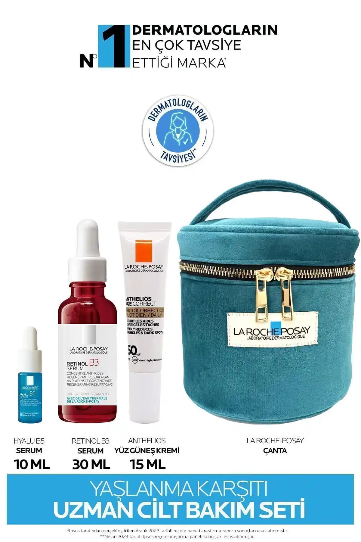 La Roche Posay Kırışıklık ve Yaşlanma Karşıtı Cilt Bakım Seti İncelemesi ve Özellikleri