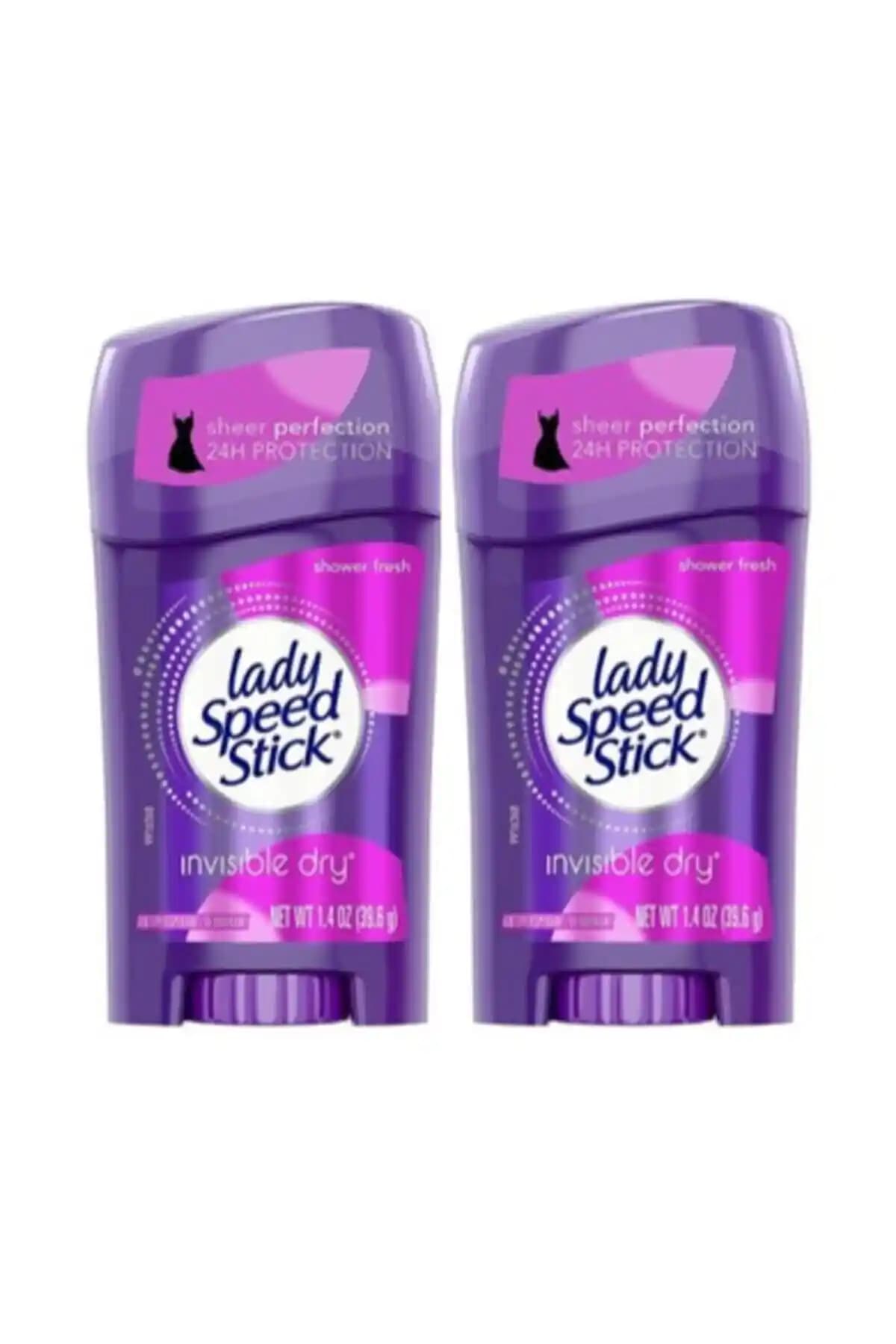 Lady Speed Stick Shower Fresh Deodorant 40g X 2 Paket Pratik ve Şık Günlük Kullanım Ürünü